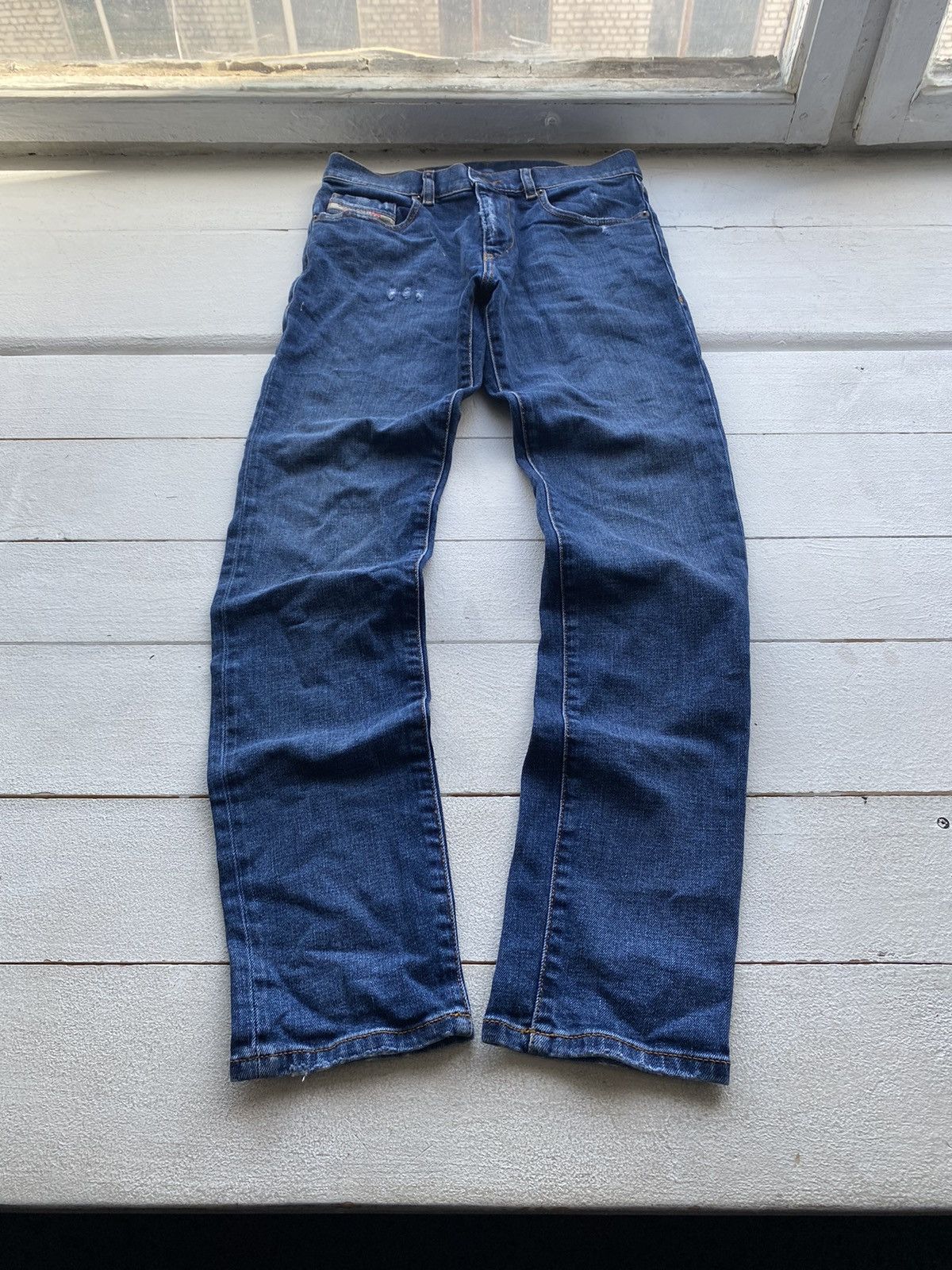 20471120 × Diesel Diesel Skinny Opium Luxury Designer Denim Jeans Gothic Punk Size US 29 - 1 Thumbnail