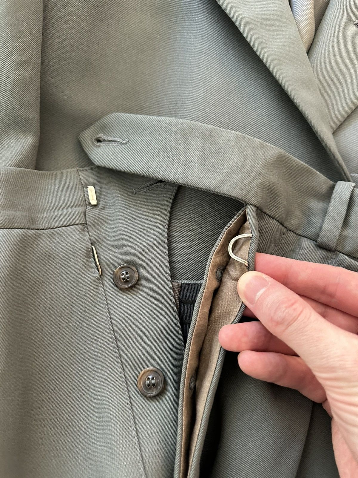 Maison Margiela Maison Margiela Sage Tailored Gabardine Suit Size 36R - 13 Thumbnail