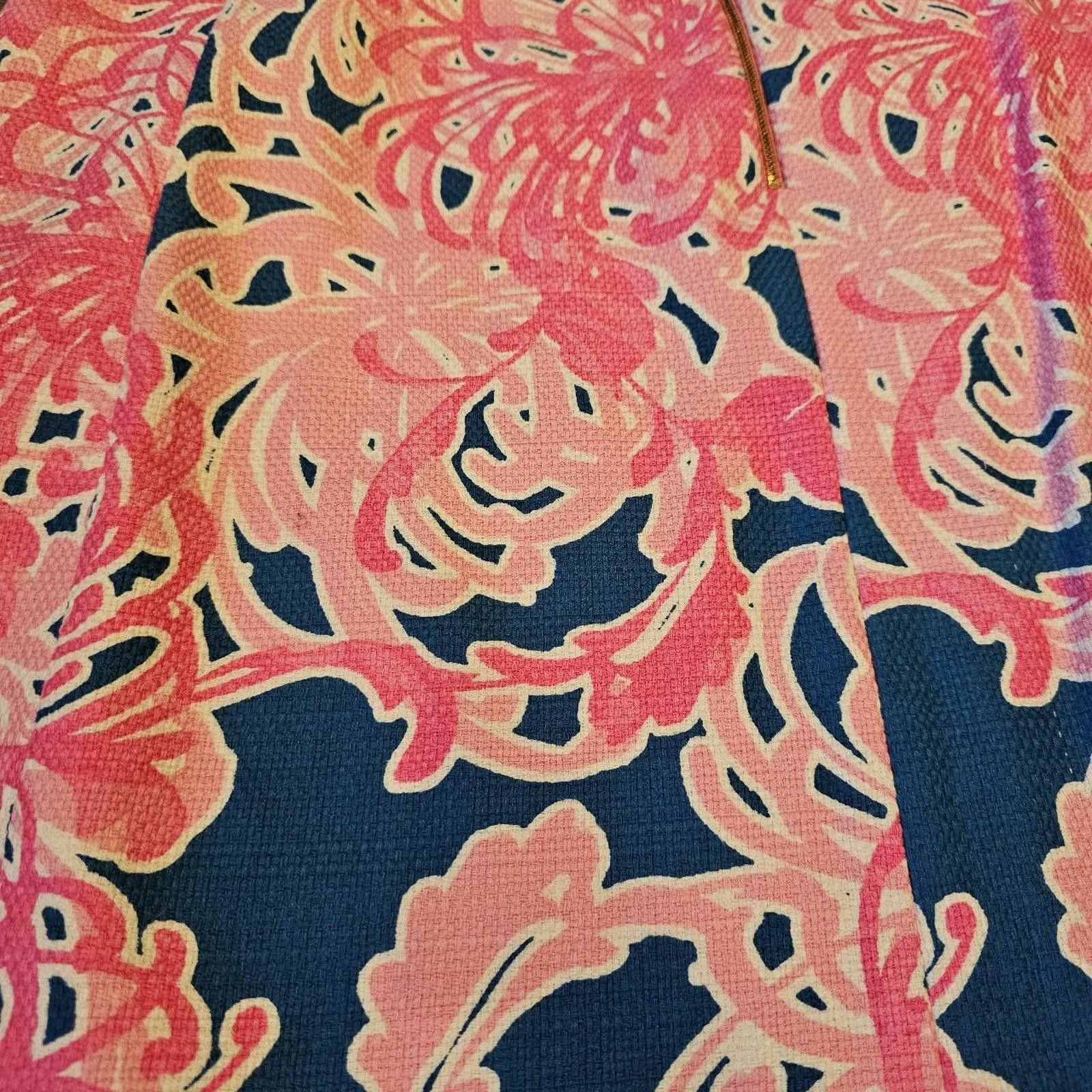 Designer Women's Just Taylor Floral Pink and Blue Dress Size S / US 4 / IT 40 - 7 Thumbnail