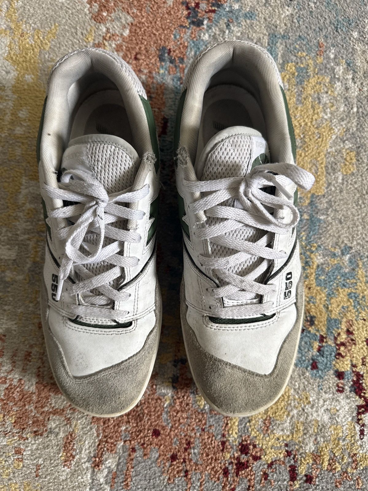 New Balance NEW BALANCE 550 WHITE / NORI Size US 11 / EU 44 - 3 Thumbnail