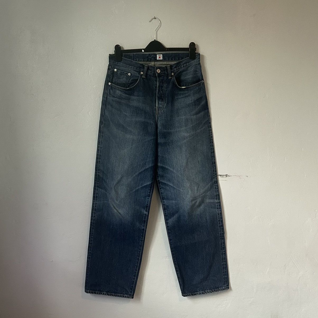 image of Edwin Wide Pant Jeans In Blue - Dark Used, Men's (Size 30)