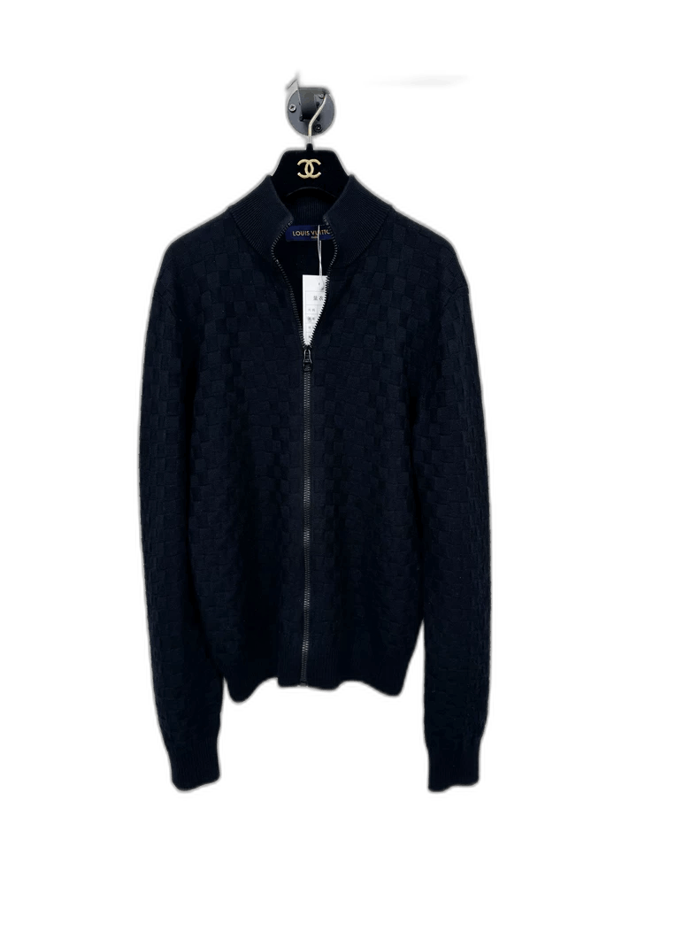 Louis Vuitton Louis Vuitton Knit Jacket in Navy Color -2505 Size XS / US 0-2 / IT 36-38 - 1 Thumbnail