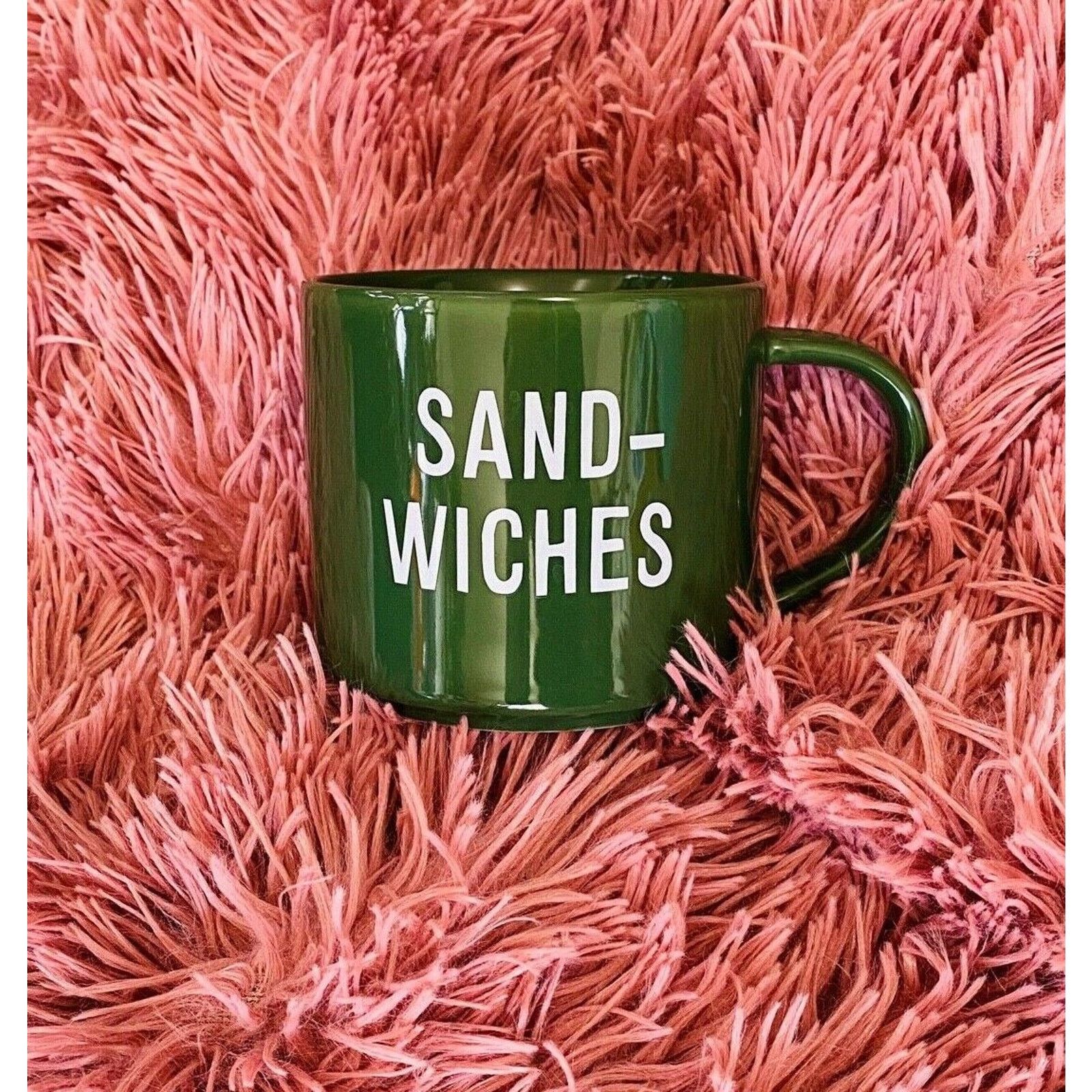 Other Room Essentials Clever Green Sandwiches Graphic 16oz Mug Size ONE SIZE - 1 Thumbnail