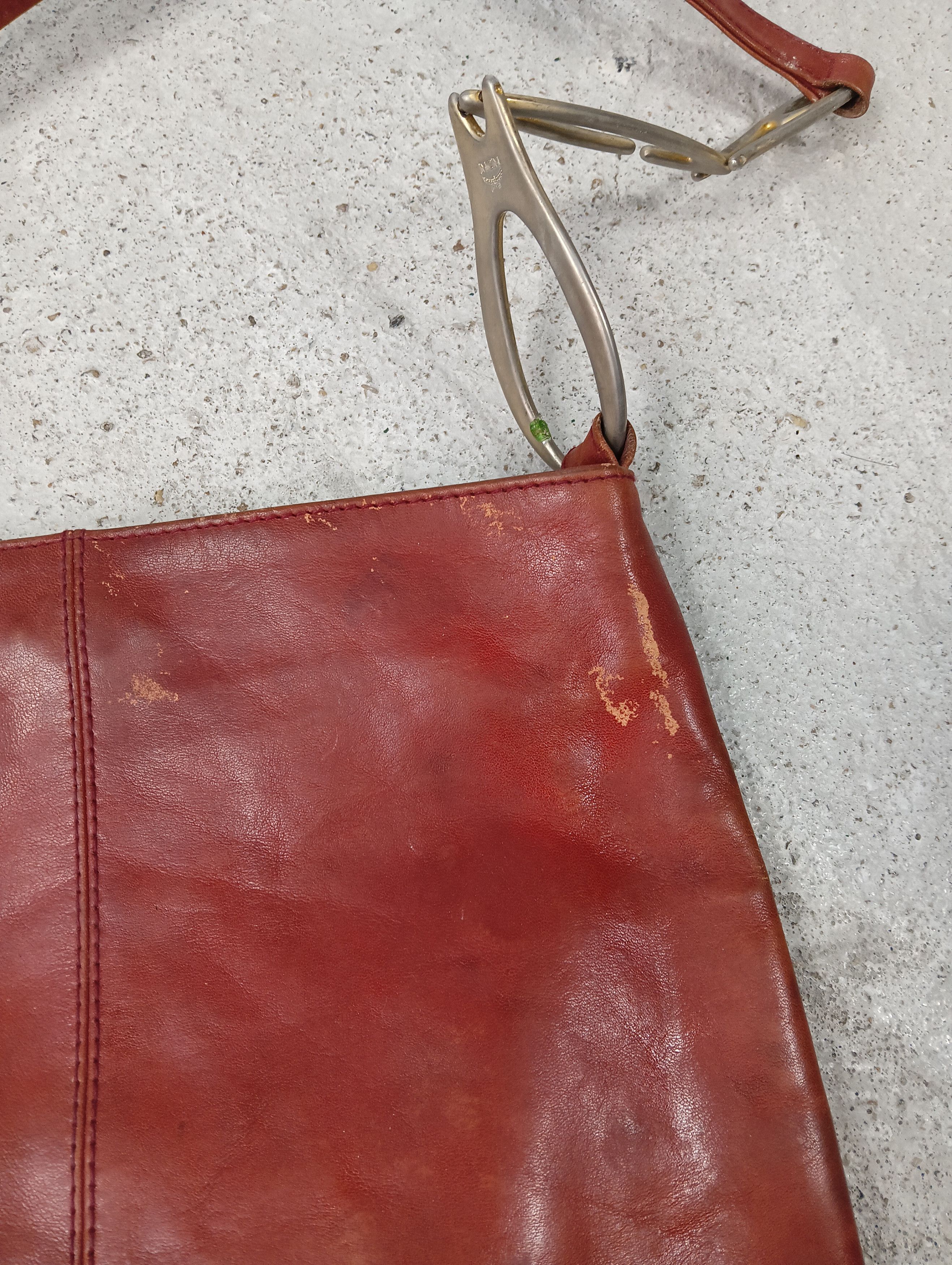 MCM vintage MCM LEATHER BAG women distressed Size ONE SIZE - 3 Thumbnail
