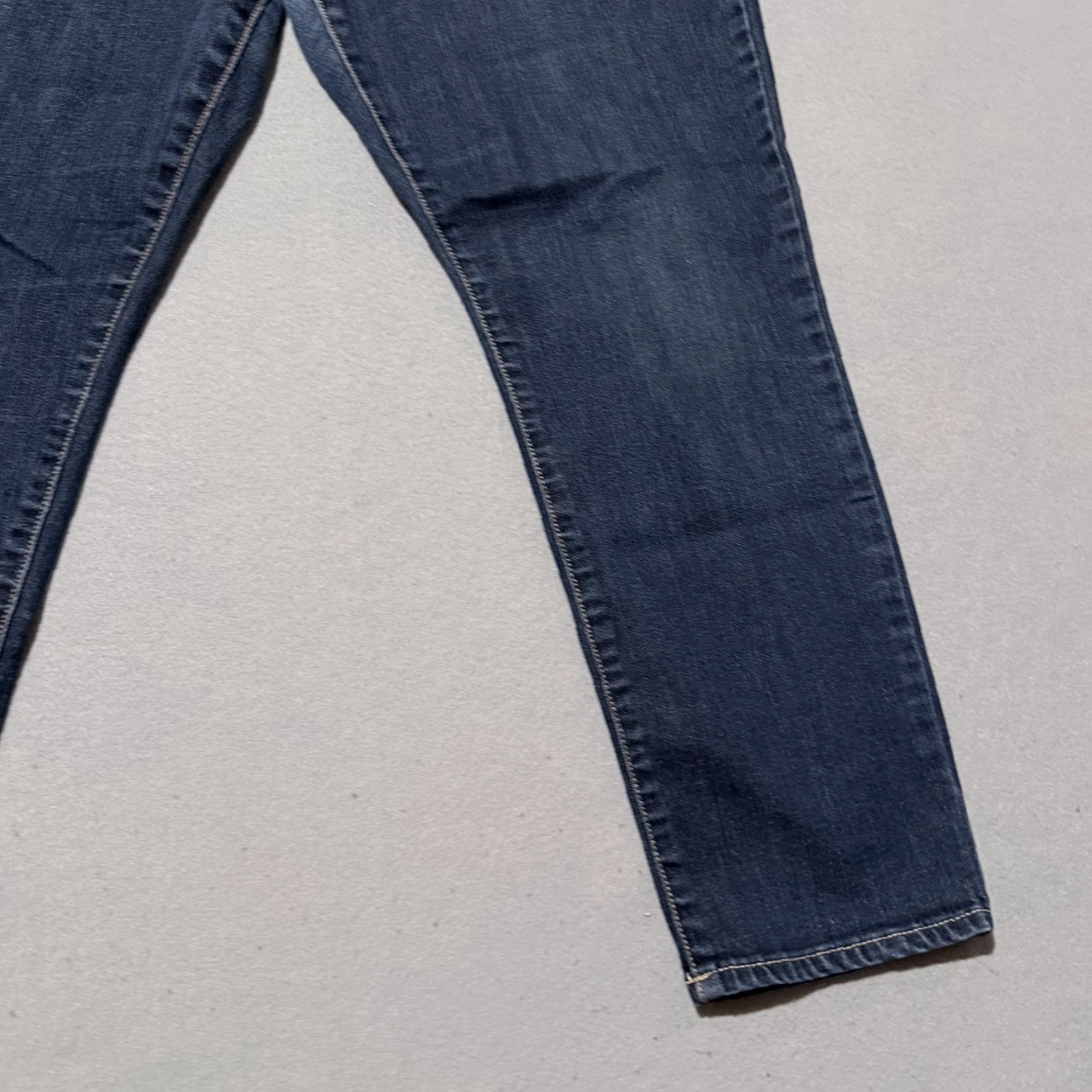 Vintage Arizona Jeans Jeans Women Blue 5-Pocket Stretch Pockets Zip Fly - 17 Short Denim Skinny City 90s Womens Size 38" / US 16 / IT 52 - 6 Thumbnail