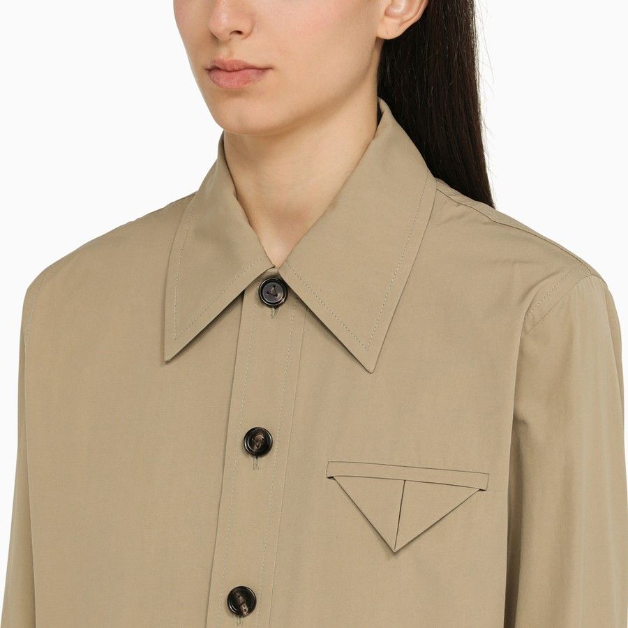 Bottega Veneta o1d2blof0824 Cotton Jackets in Beige Size XS / US 0-2 / IT 36-38 - 4 Thumbnail
