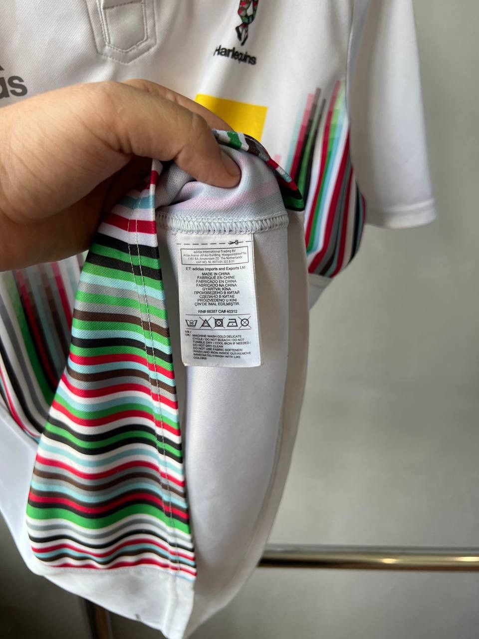 Adidas 2015/16 HERLEQUINS AWAY RUGBY UNION JERSEY SHIRT DHL ADIDAS Size US L / EU 52-54 / 3 - 14 Thumbnail