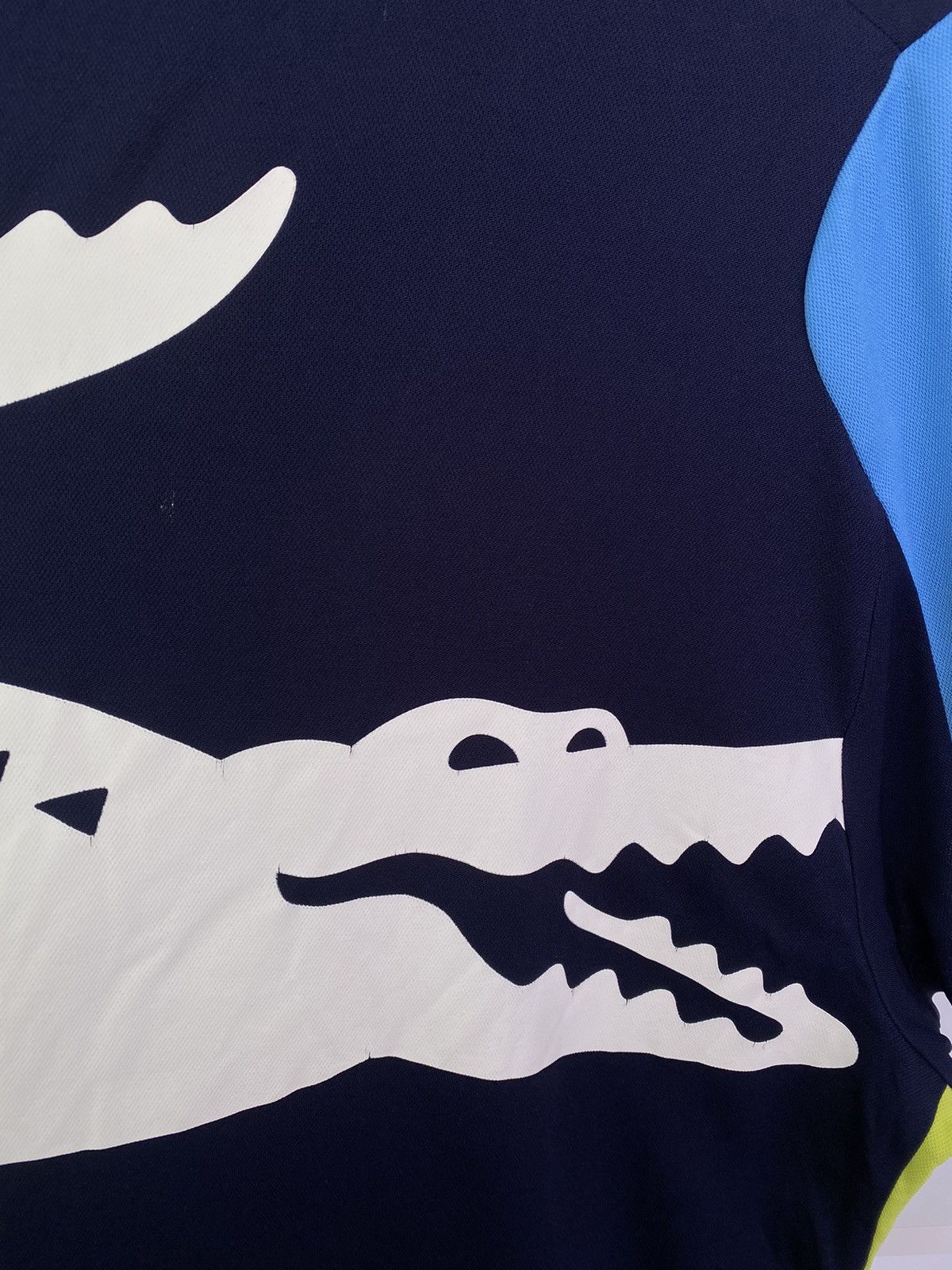 Lacoste × Vintage Vintage Lacoste Men's Crocodile Print T-Shirt Size US XXL / EU 58 / 5 - 12 Thumbnail