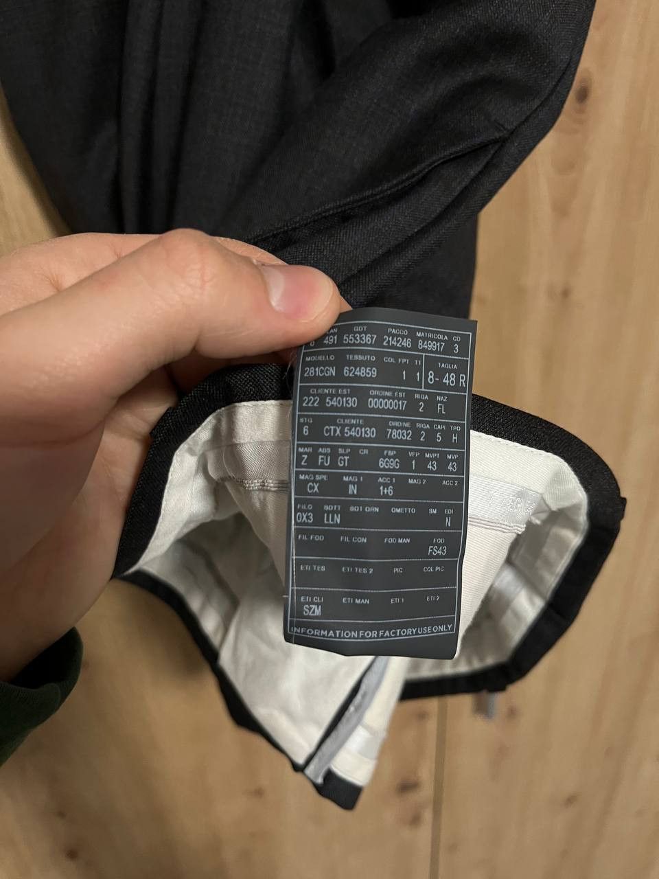 Ermenegildo Zegna × Z Zegna Z ZEGNA SUIT DARK GREY 48R MSRP 1325$ Size 48R - 9 Thumbnail