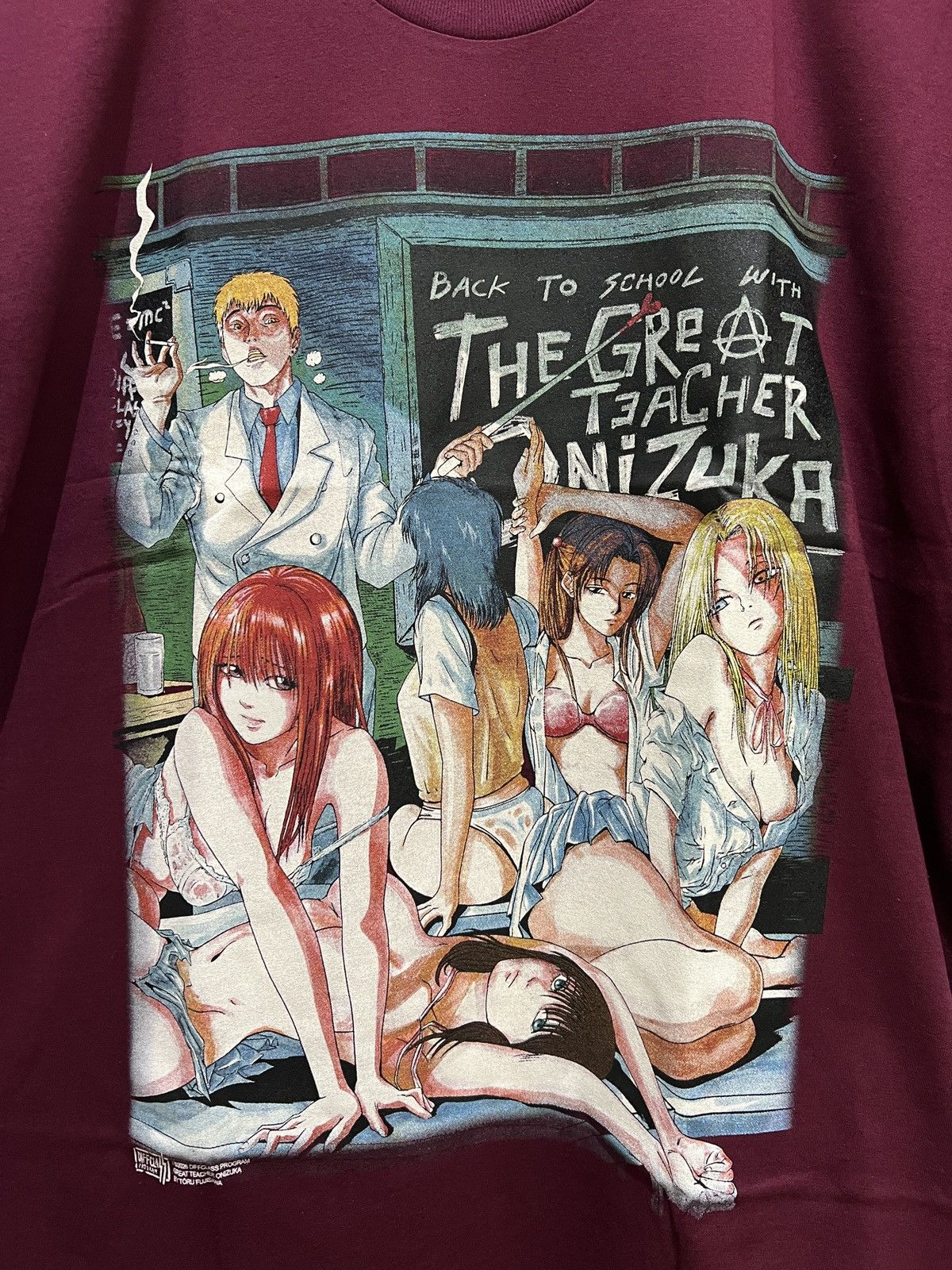 Anime Great Teacher Onizuka Anime Rare hentai otaku tee Size US XL / EU 56 / 4 - 1 Thumbnail