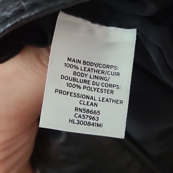 Other Trouve High Low Leather Skirt Goth Edgy Avant Garde Size 26" / US 2 / IT 38 - 5 Thumbnail