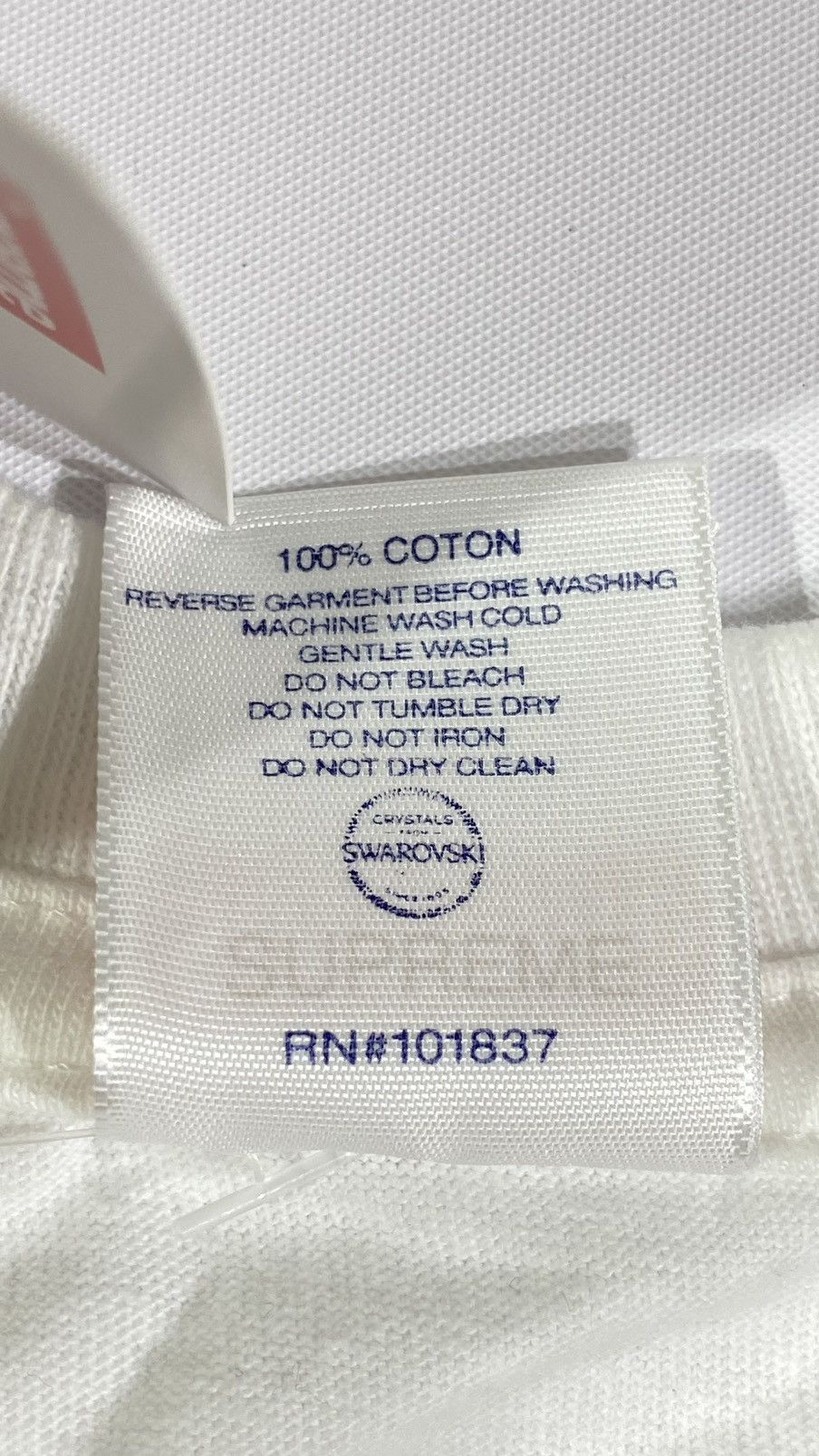 Supreme × Swarovski Supreme X Swarovski L Box Logo T-Shirt White Size US L / EU 52-54 / 3 - 7 Thumbnail