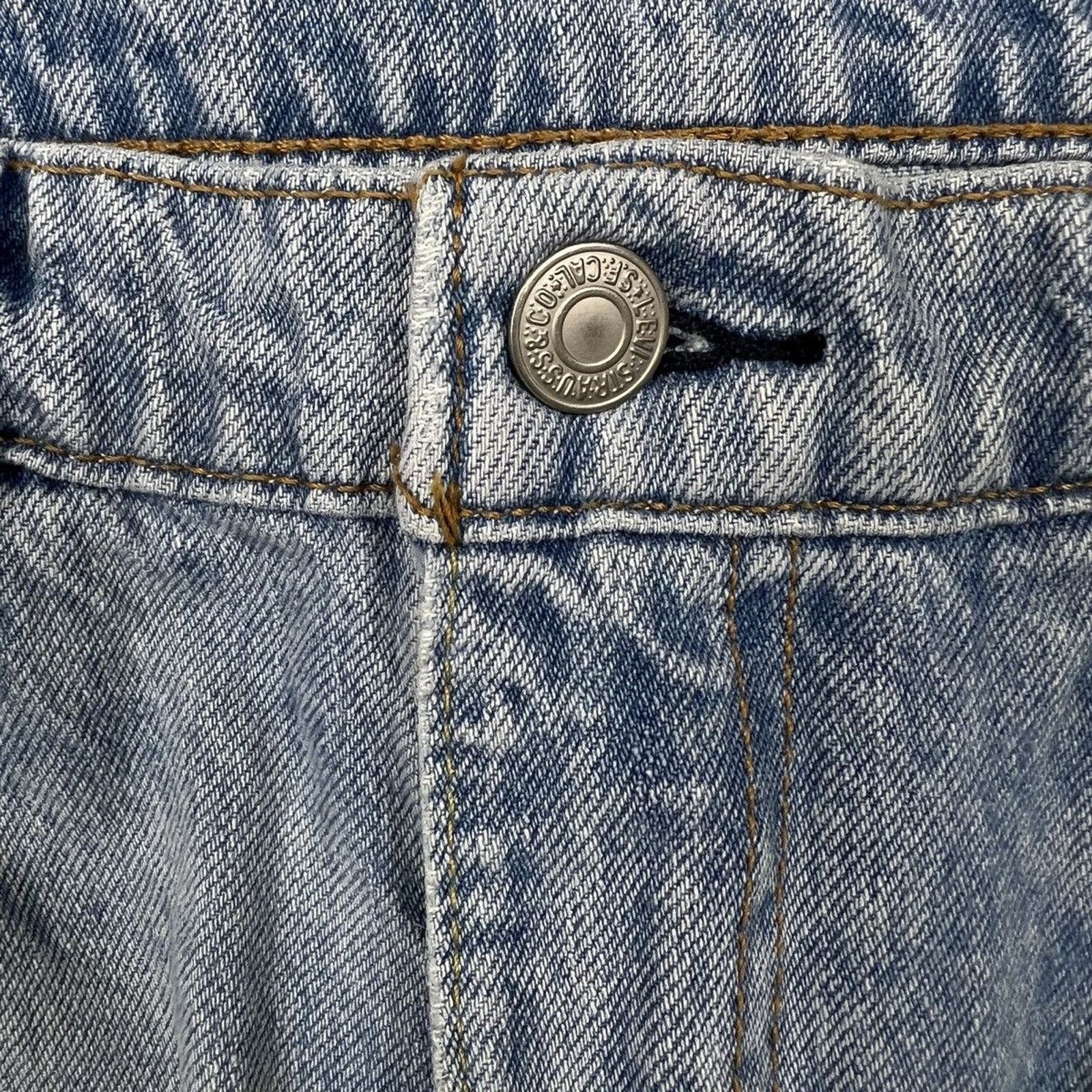 Levi's × Vintage Levi's 502 Jeans 32x27 Regular Taper Fit Distressed Denim Size US 32 / EU 48 - 3 Thumbnail