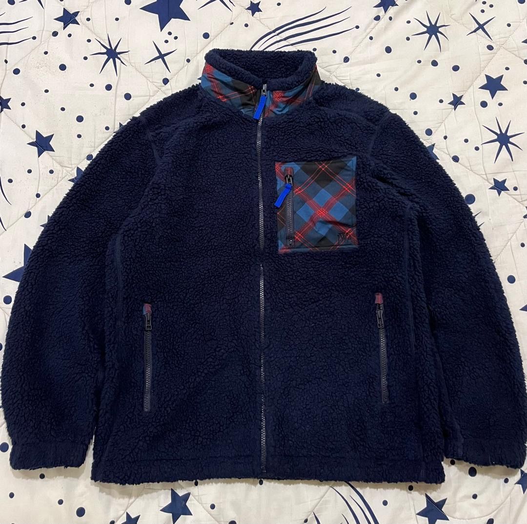 image of J W Anderson x Uniqlo J.w.anderson Fleece Jacket in Blue, Men's (Size Medium)
