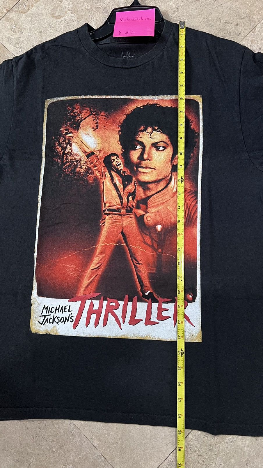 Band Tees × Michael Jackson × Vintage Michael Jackson “Thriller” Tshirt Size Large Size US L / EU 52-54 / 3 - 5 Thumbnail