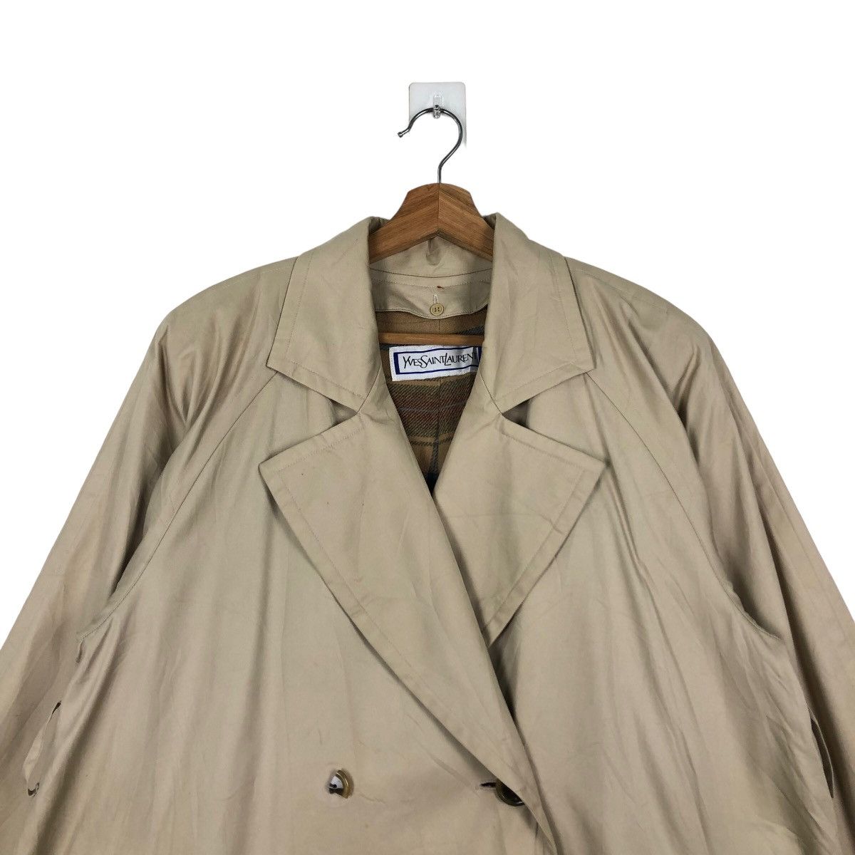 Yves Saint Laurent 🔥90’s VINTAGE TRENCH COAT YVES SAINT LAURENT Size US S / EU 44-46 / 1 - 2 Thumbnail