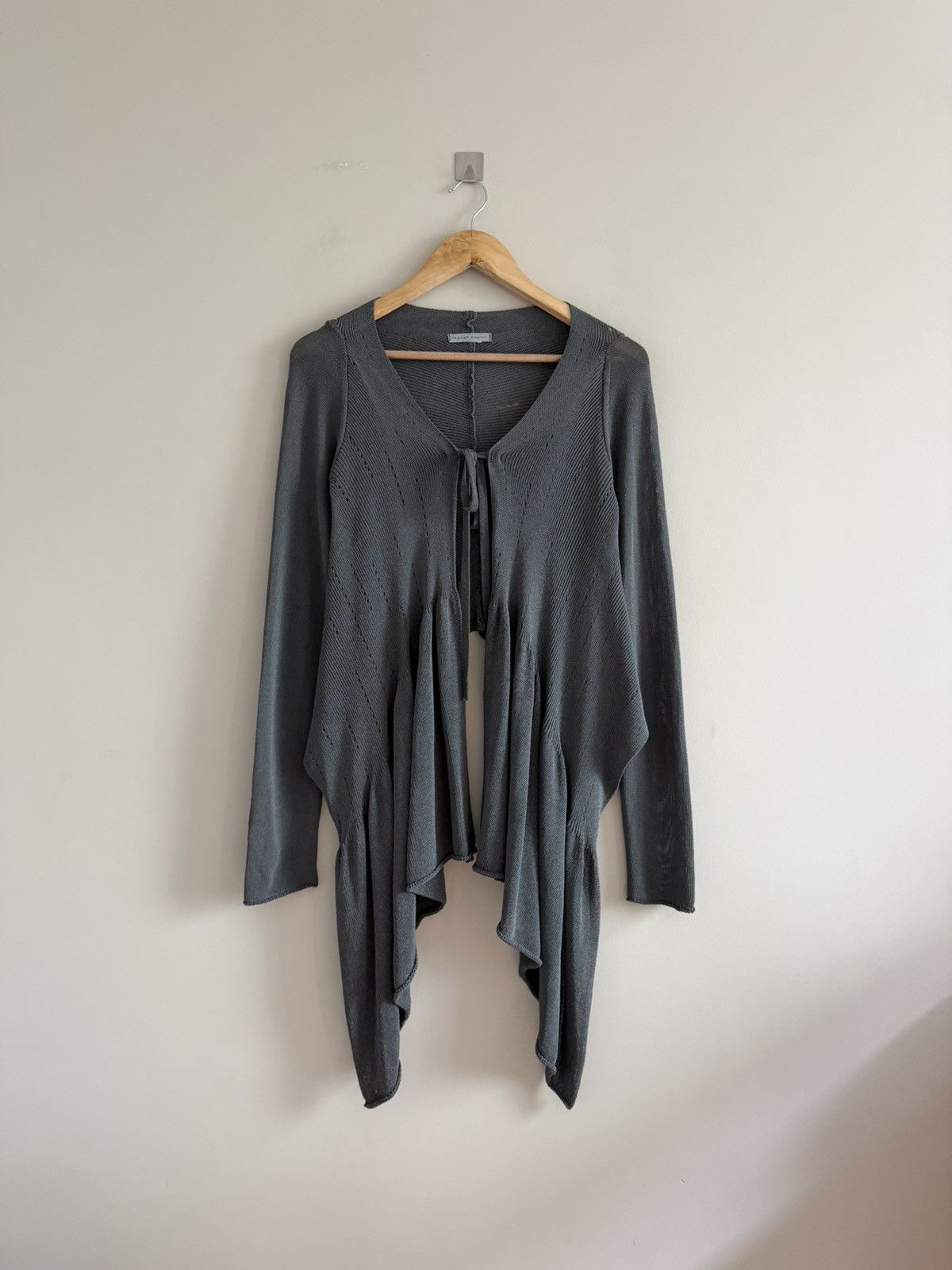 Sarah Pacini Sarah Pacini Draped Knit Waterfall Cardigan Size ONE SIZE - 1 Thumbnail