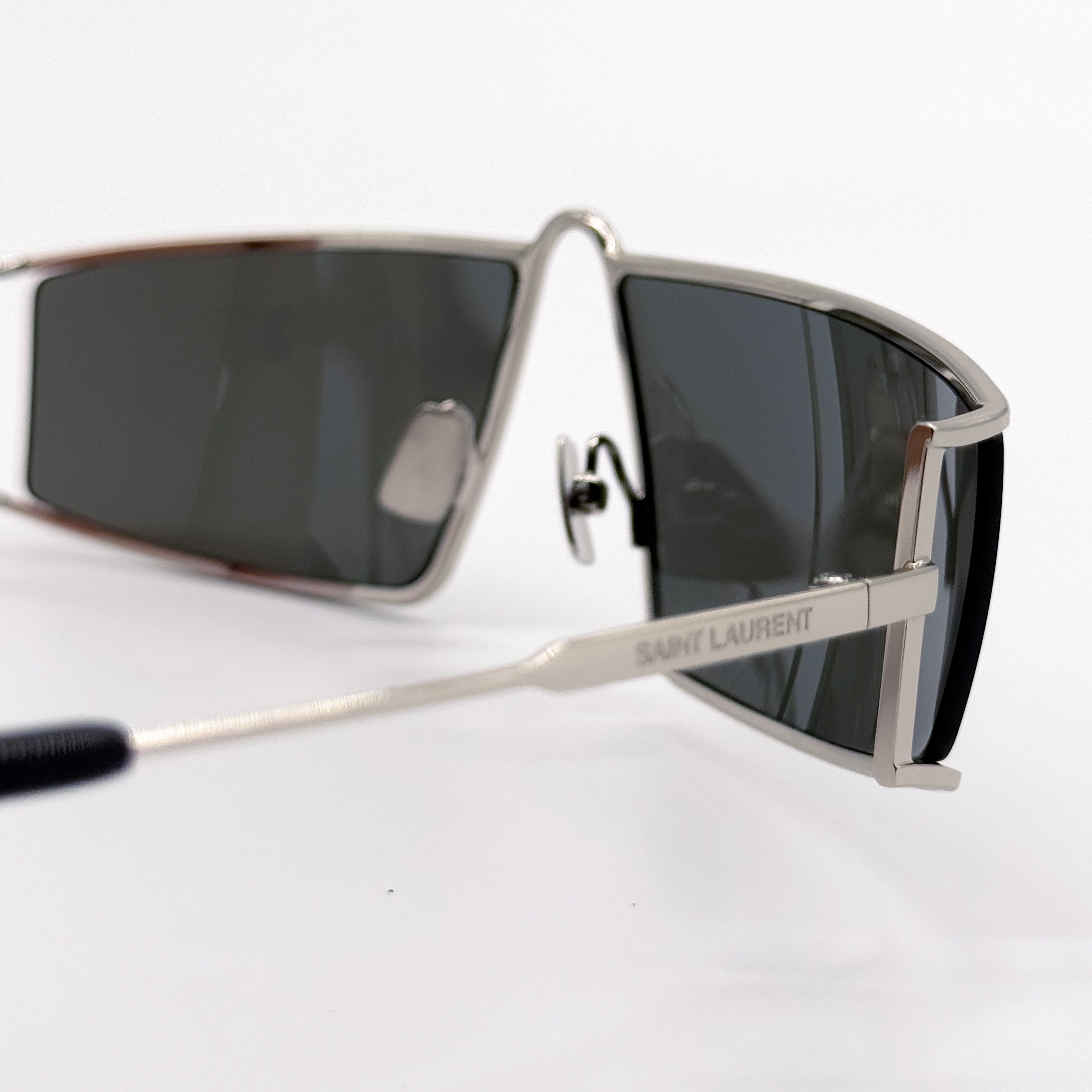 Saint Laurent Paris NEW SAINT LAURENT SL 606 002 SILVER WOMEN SUNGLASSES Size ONE SIZE - 6 Thumbnail