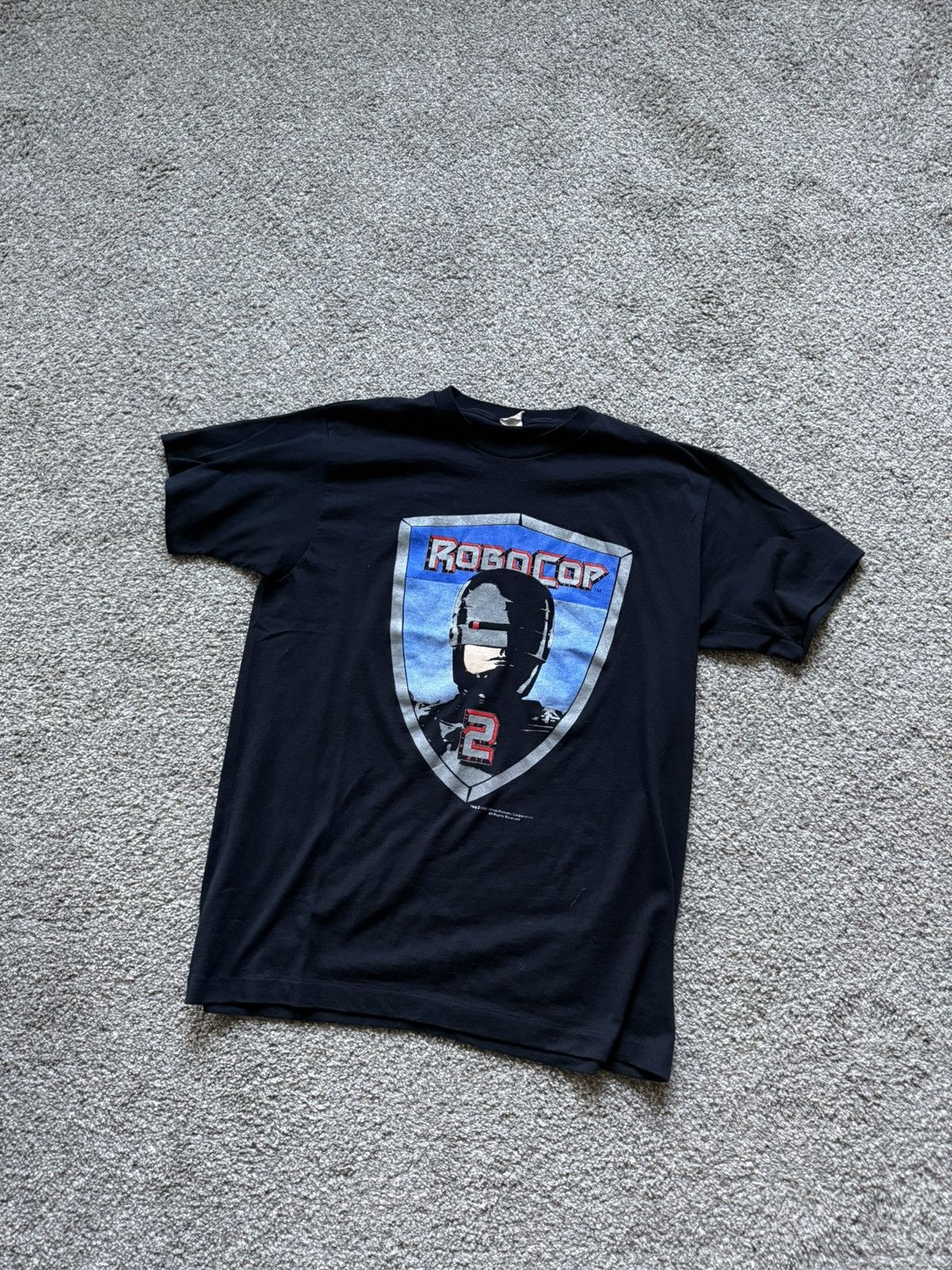 Anvil Vintage RoboCop 2 Movie T-Shirt 1990 Anvil USA Made Black Size US L / EU 52-54 / 3 - 1 Thumbnail