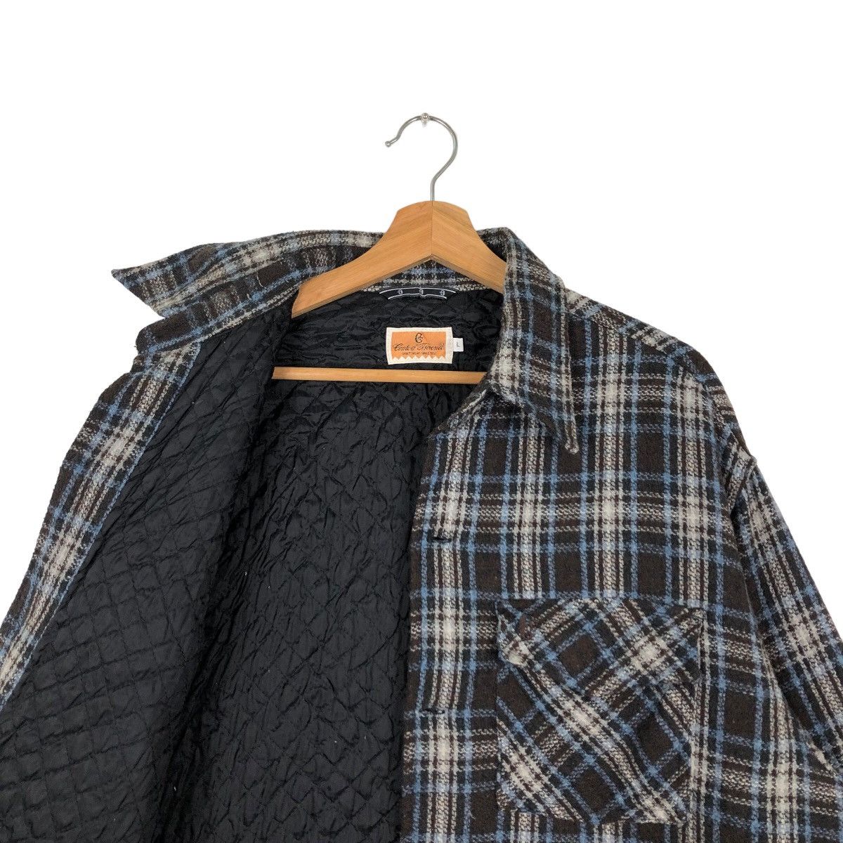 Flannel 🔥VINTAGE FLANEL JACKET TARTAN DESIGN CANTE OF FLORENCE Size US L / EU 52-54 / 3 - 9 Thumbnail