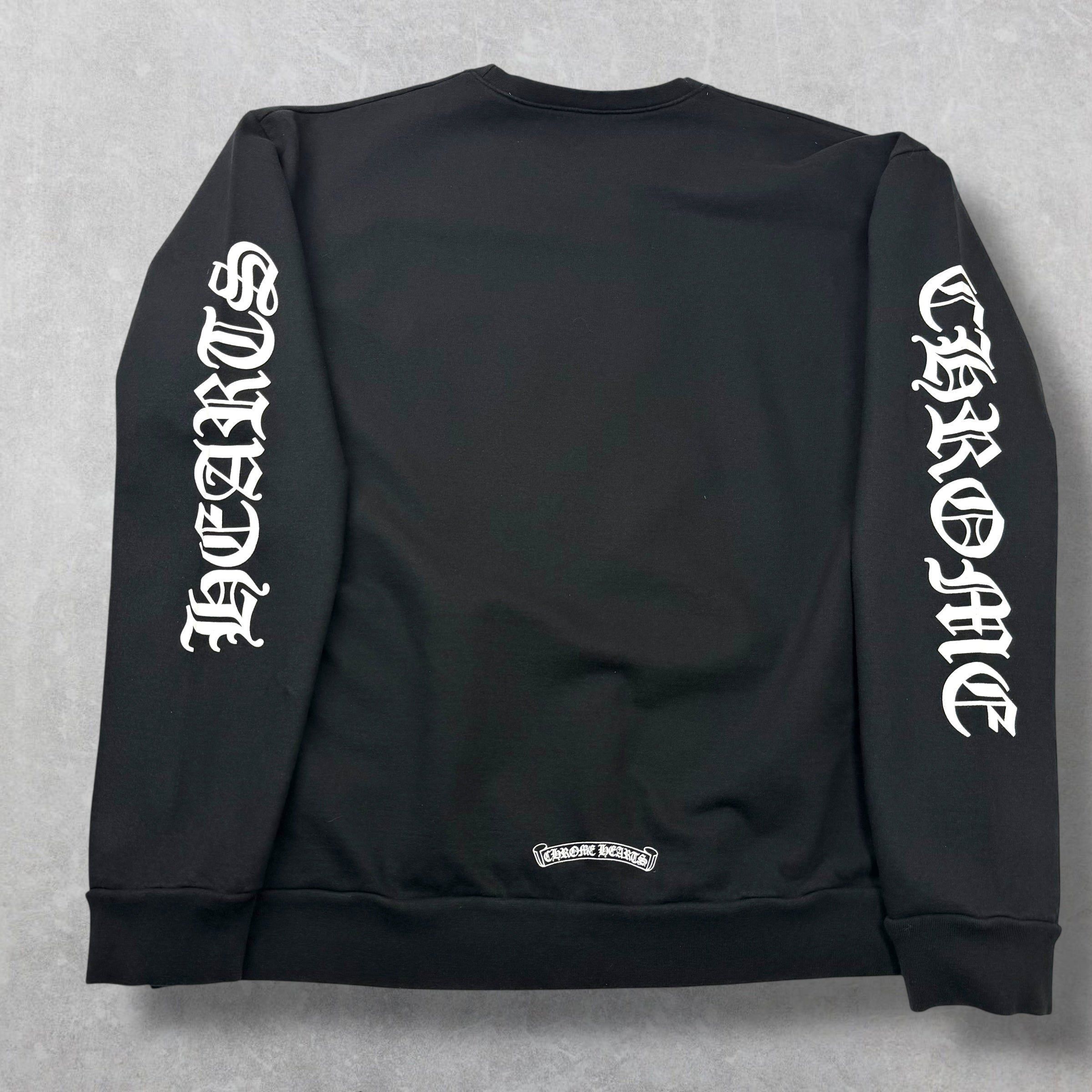 Chrome Hearts Chrome Hearts Neck Logo Black Crewneck L Size US L / EU 52-54 / 3 - 2 Thumbnail