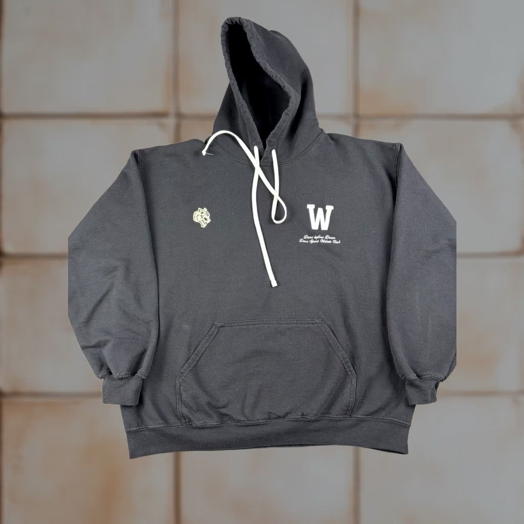 Darc Sport Darc Sport Hoodie Pullover Men M Black Embroidered Wolves Graphic Print Sweatshirt Hooded Size US M / EU 48-50 / 2 - 1 Thumbnail
