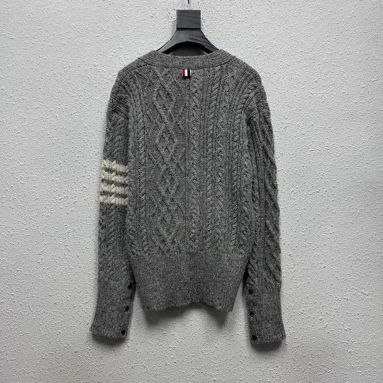 Thom Browne Thom Browne Handmade Grey Cashmere Cardigan-dmc Size US S / EU 44-46 / 1 - 2 Thumbnail