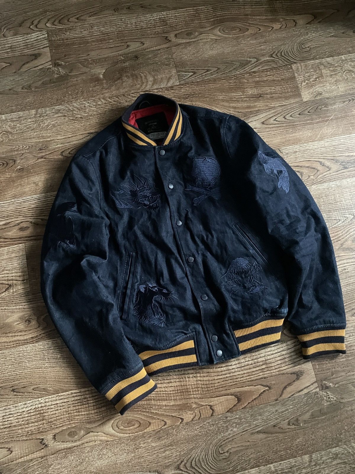 Superdry × Vintage Superdry Streetwear Varsity Jacket Bomber Size L Size US L / EU 52-54 / 3 - 2 Thumbnail