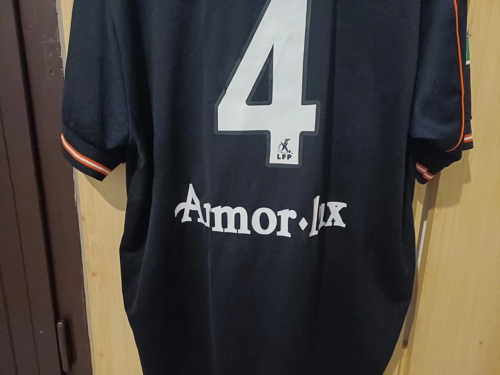 Errea FC Lorient 2004-05 Match Issue/Worn Shirt #4 DAHOU - Erreà Size US XXL / EU 58 / 5 - 11 Thumbnail