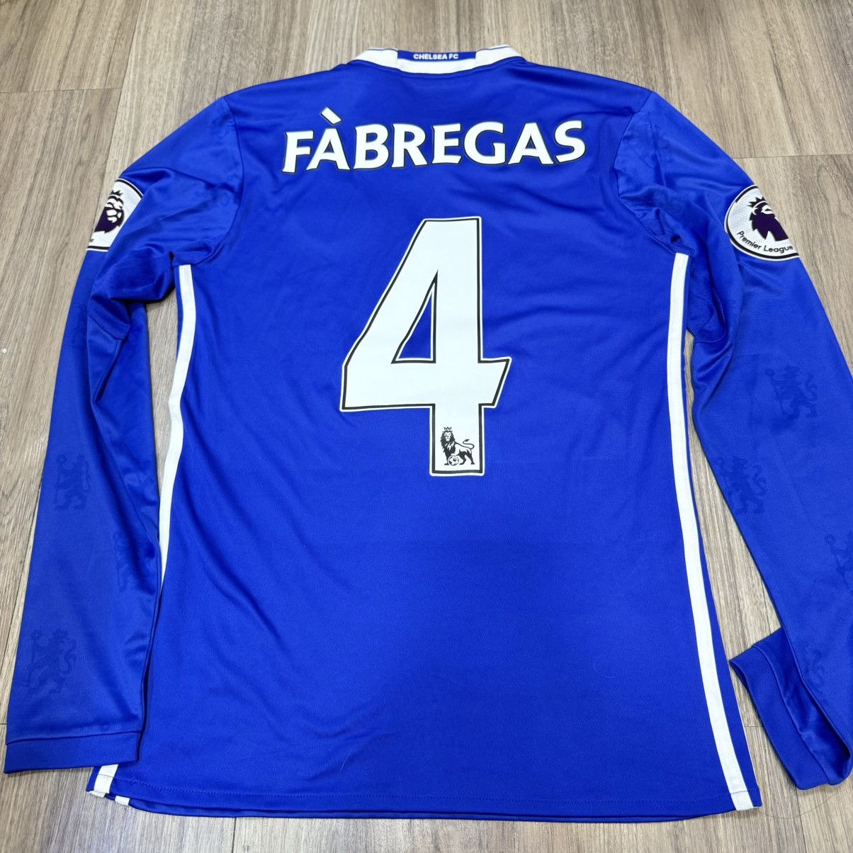 Chelsea Soccer Chelsea 16/17 longsleeves home shirt #4 Fabregas Size US XS / EU 42 / 0 - 2 Thumbnail