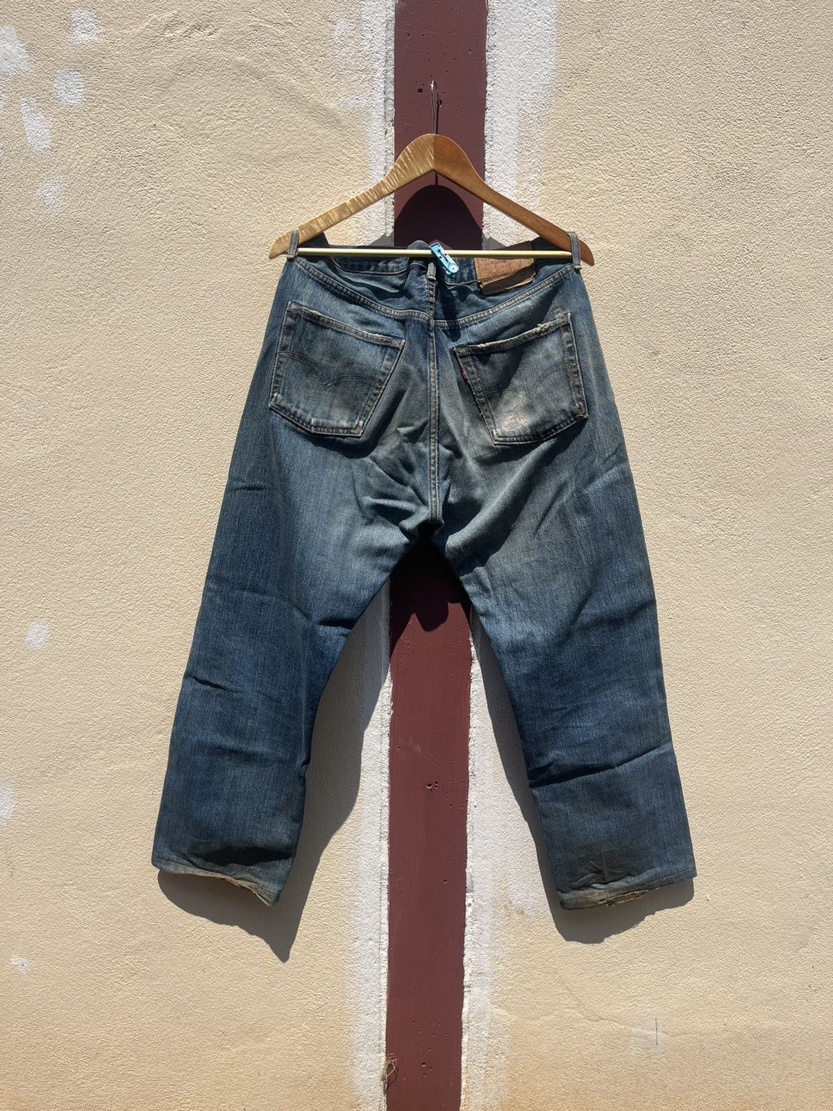 Levi's Thrashed faded Distressed levis 502xx japan grunge Size US 34 / EU 50 - 5 Thumbnail