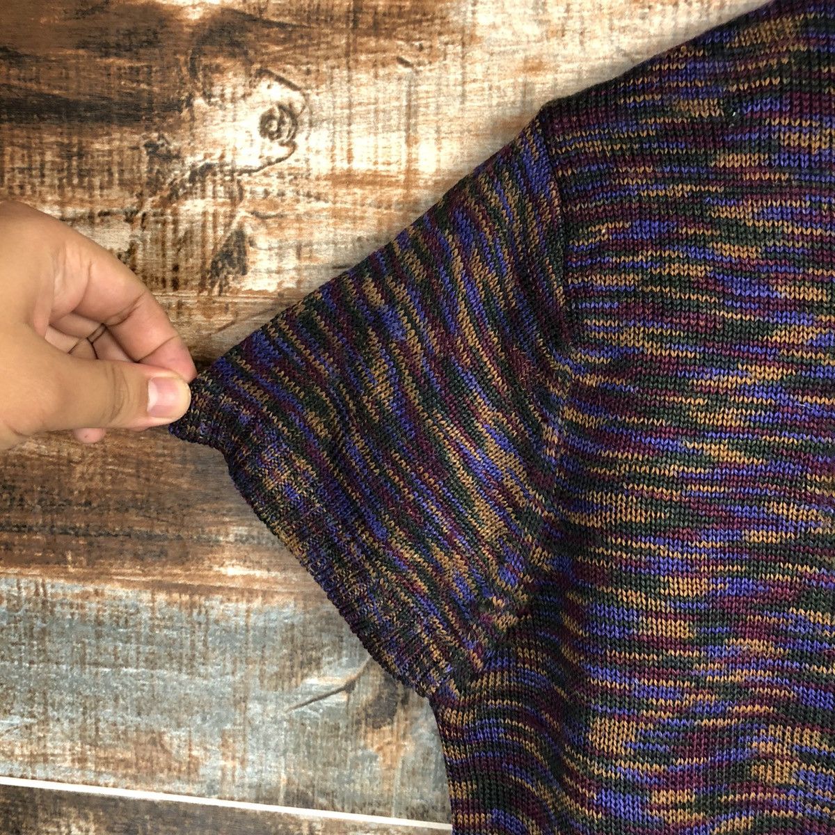 Japanese Brand Pursuft Deideal Purple Cardigan vintage Knitwear #A1679 Size M / US 6-8 / IT 42-44 - 9 Thumbnail