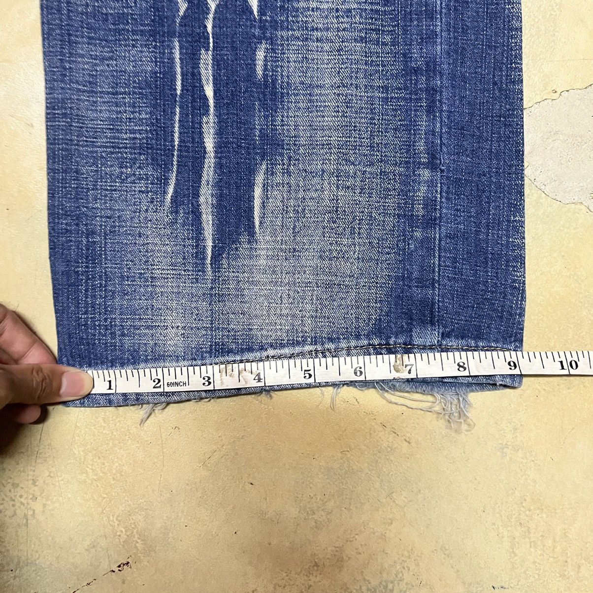 Japanese Brand Japanese Brand Multipockets Distressed Style Denim Jeans Size US 35 - 14 Thumbnail