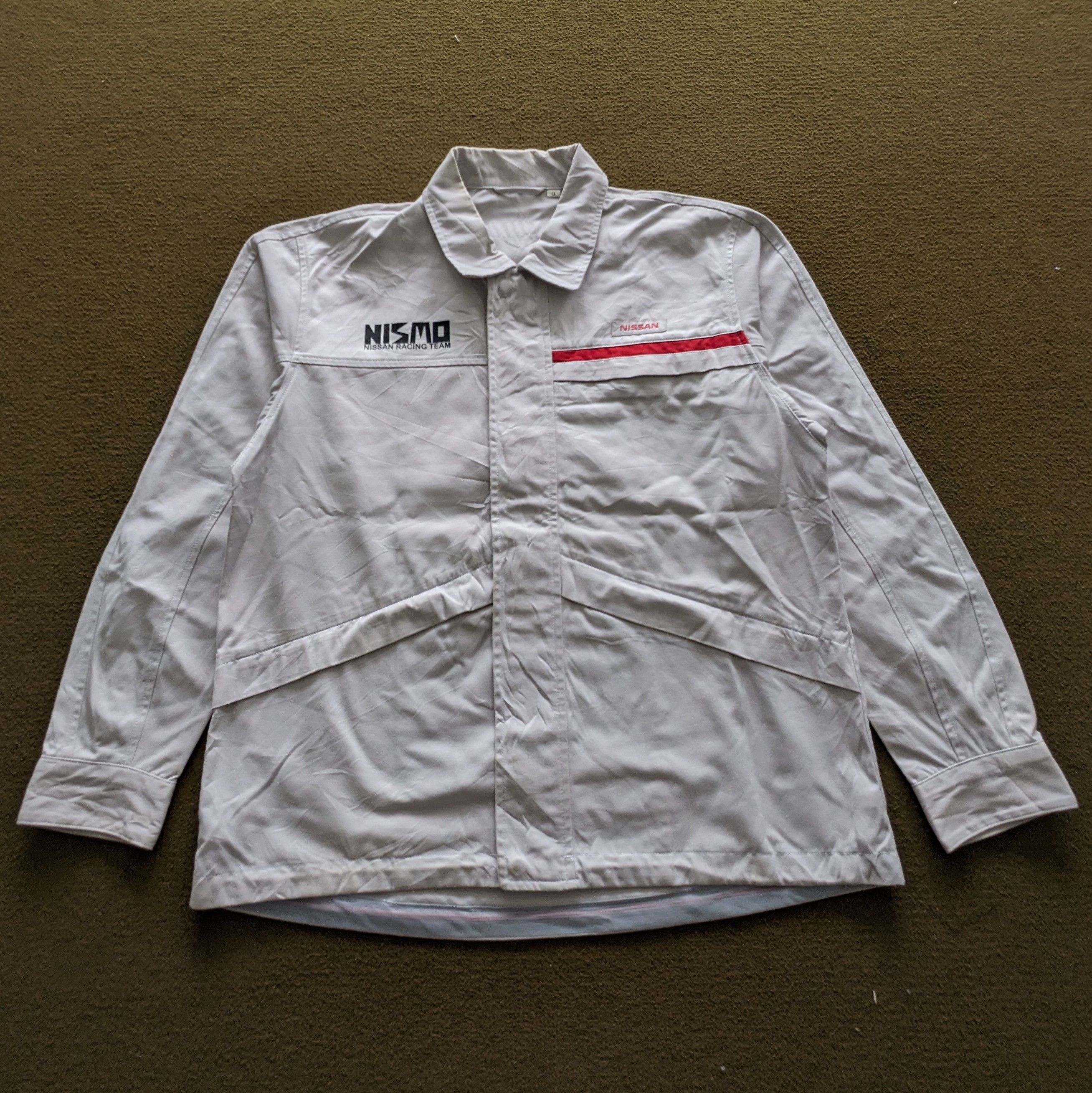 Vintage Vintage NISMO NISSAN RACING Uniform Workers Custom Jacket Size US L / EU 52-54 / 3 - 3 Thumbnail
