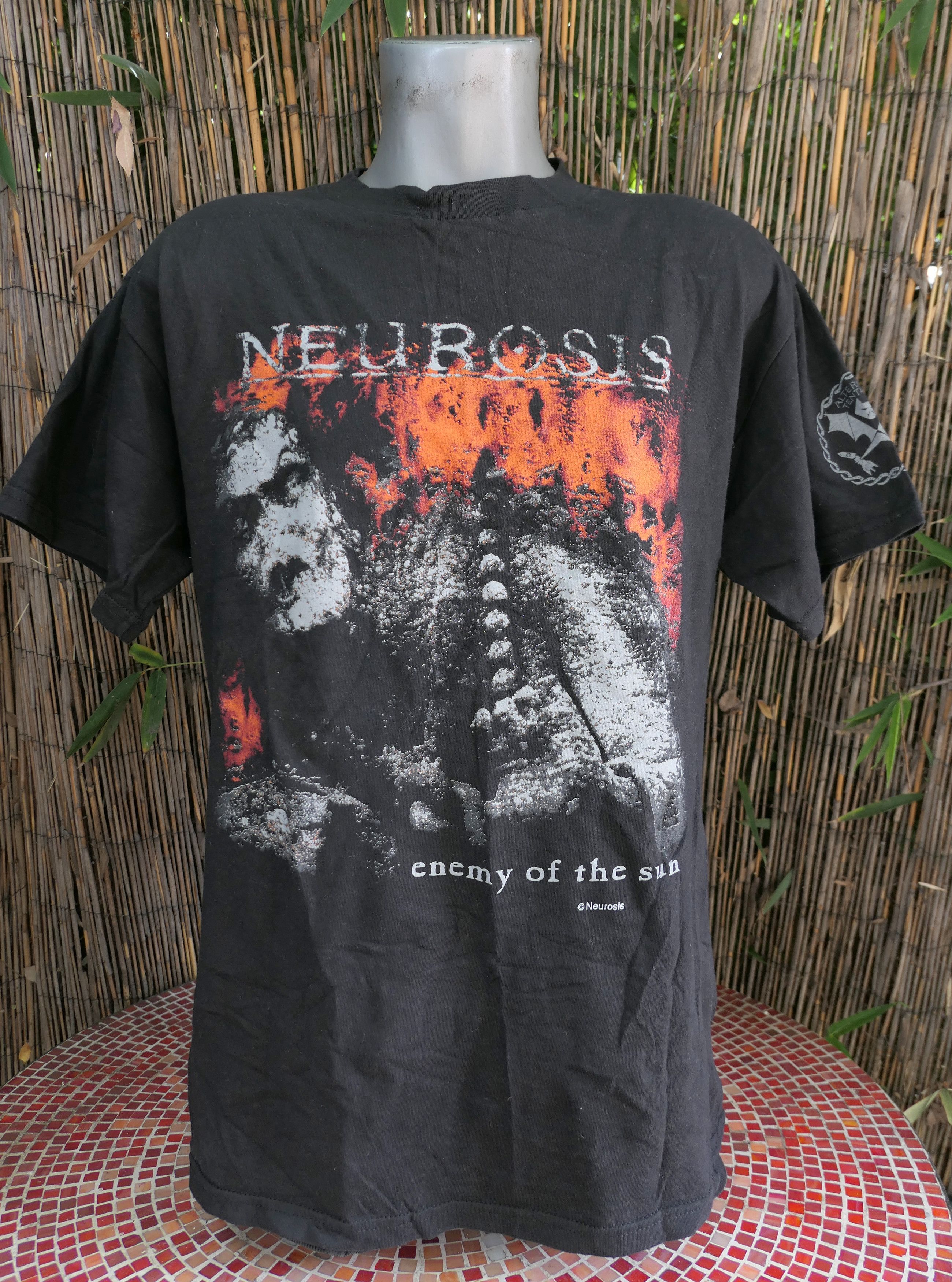 Vintage 90's Vintage 1993 NEUROSIS Enemy Of The Sun T Shirt Large Size US L / EU 52-54 / 3 - 1 Thumbnail