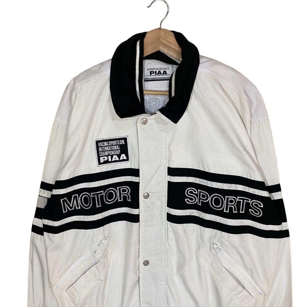 Sports Specialties ⚡️VINTAGES PIAA TERZO UOMO SPELL OUT RACING BOMBERS JACKET Size US L / EU 52-54 / 3 - 4 Thumbnail