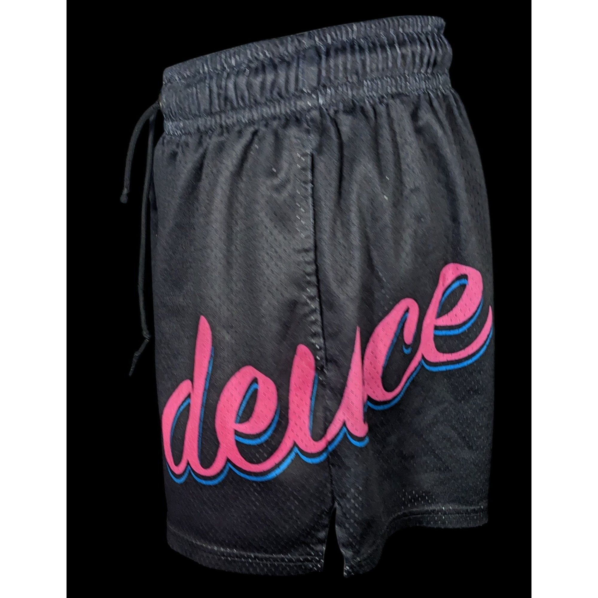 Other Deuce Clothing Black And Pink Athletic Shorts Size Small Size US 26 / EU 42 - 2 Thumbnail