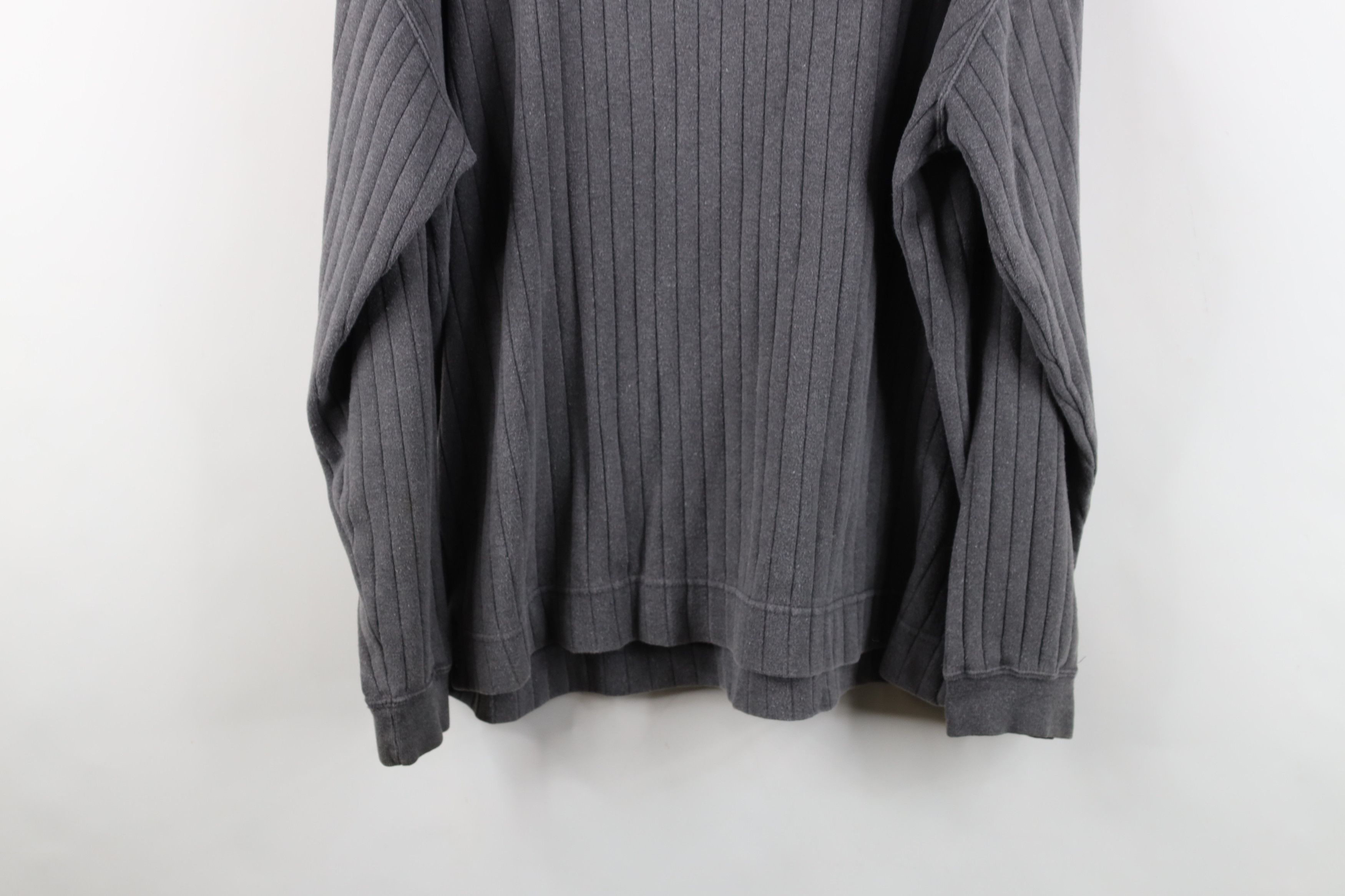 Vintage Vintage 90s Streetwear Heavyweight Ribbed Turtleneck Sweater Size US L / EU 52-54 / 3 - 12 Thumbnail