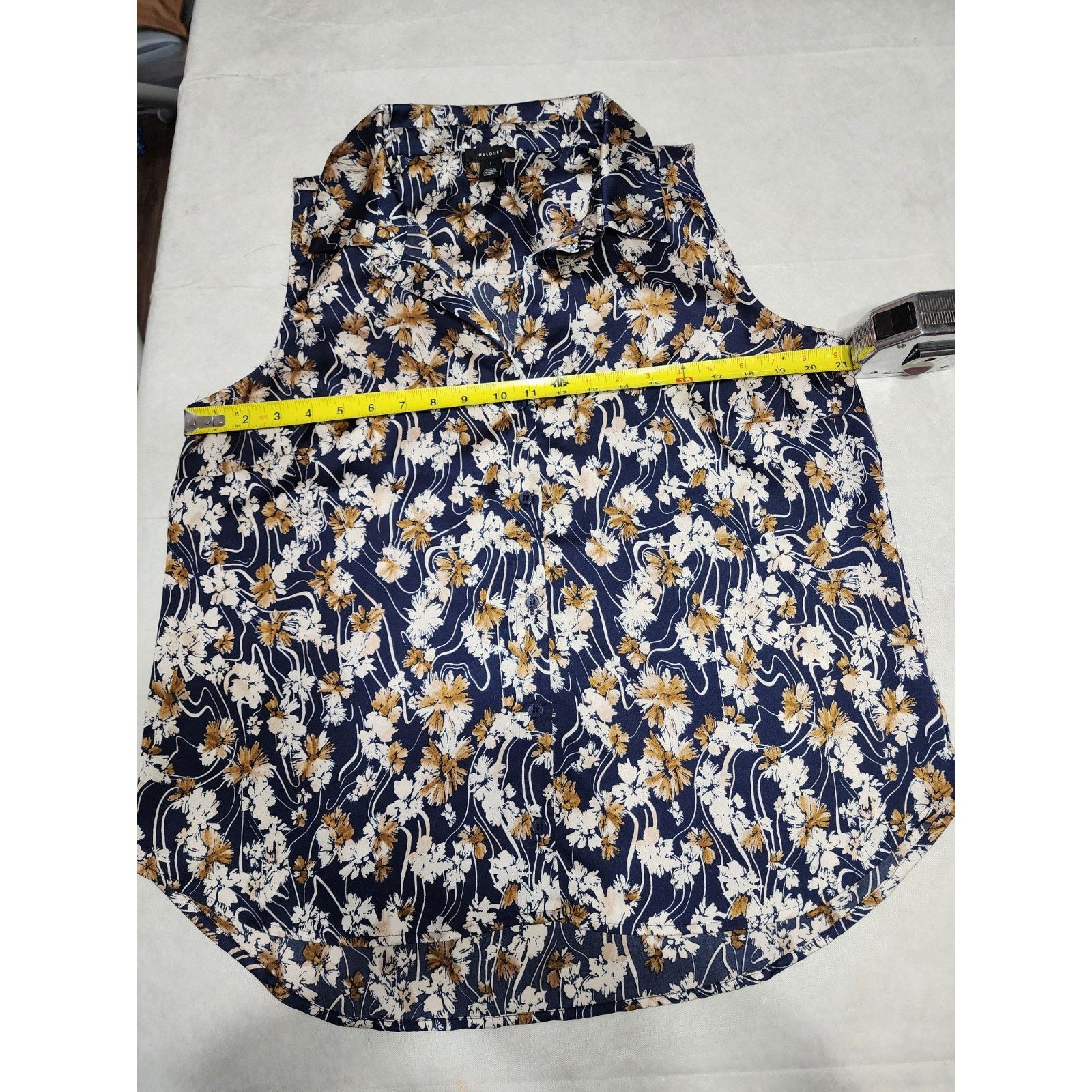 Other Halogen Women's Printed Floral Sleeveless Size 1 (14w-16w) Size XL / US 12-14 / IT 48-50 - 6 Thumbnail