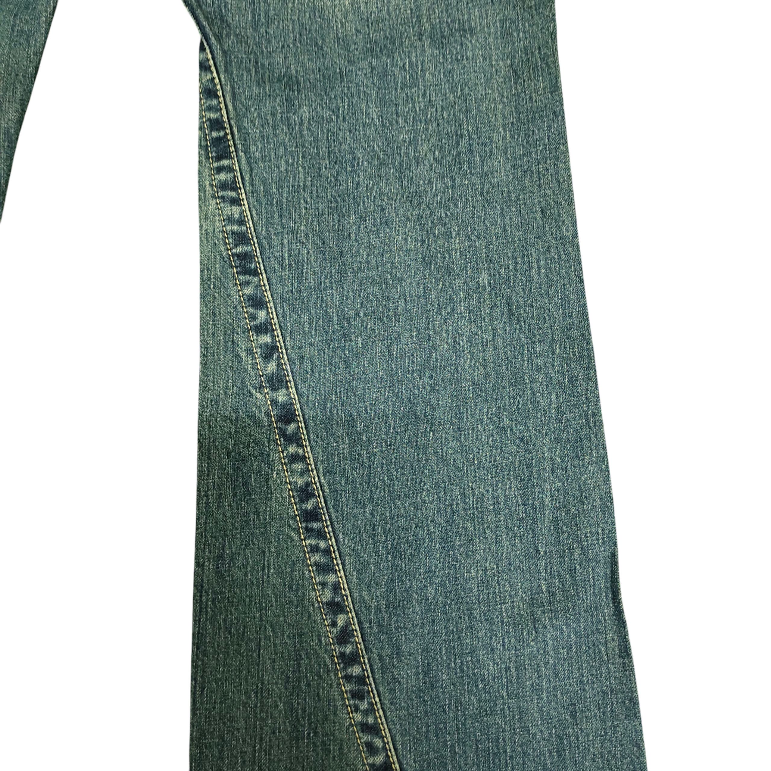 Tornado Mart Flare Jeans Tornado Mart Studded Embroider Distress Bootcut Size US 33 - 4 Thumbnail
