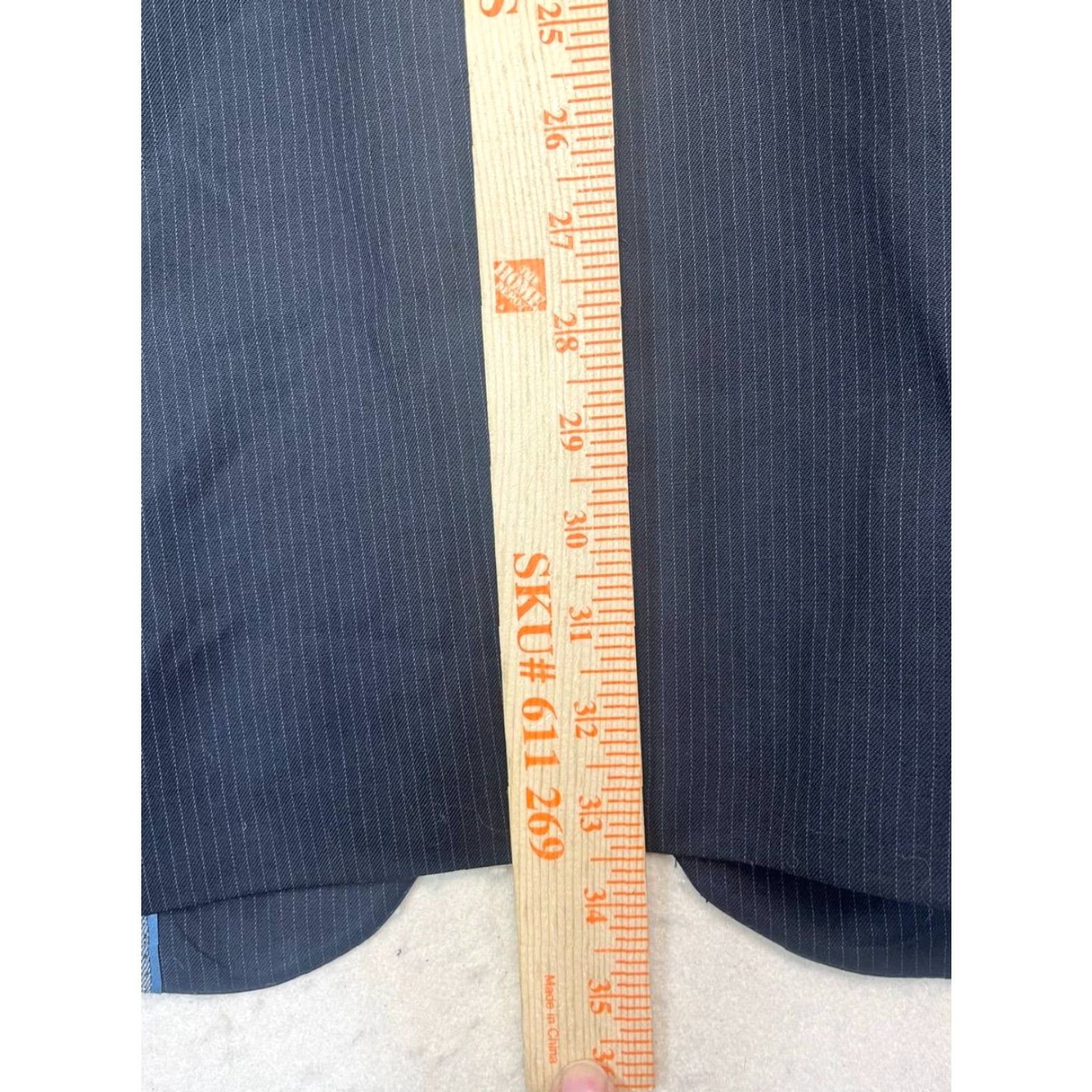 Banana Republic VINTAGE Banana Republic Blazer Men Jacket Solid Blue Wool Classic 46L Size 46R - 4 Thumbnail