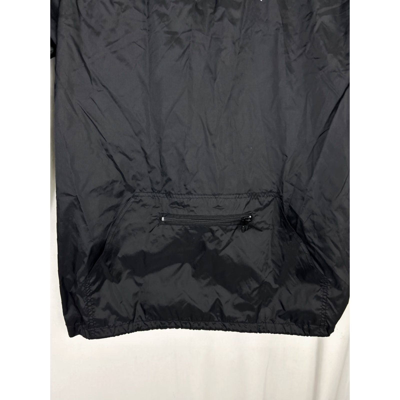 Vintage Hoonigan Jacket Windbreaker Hooded Nylon 1/4 Zip L Black Mens Size US L / EU 52-54 / 3 - 5 Thumbnail