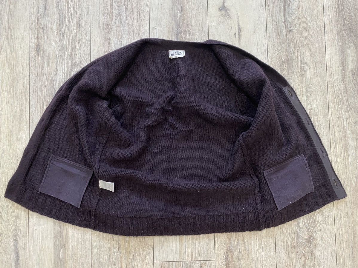 Hermes Hermes 100% Cashmere Lambskin Details Cardigan Jacket Size US M / EU 48-50 / 2 - 5 Thumbnail