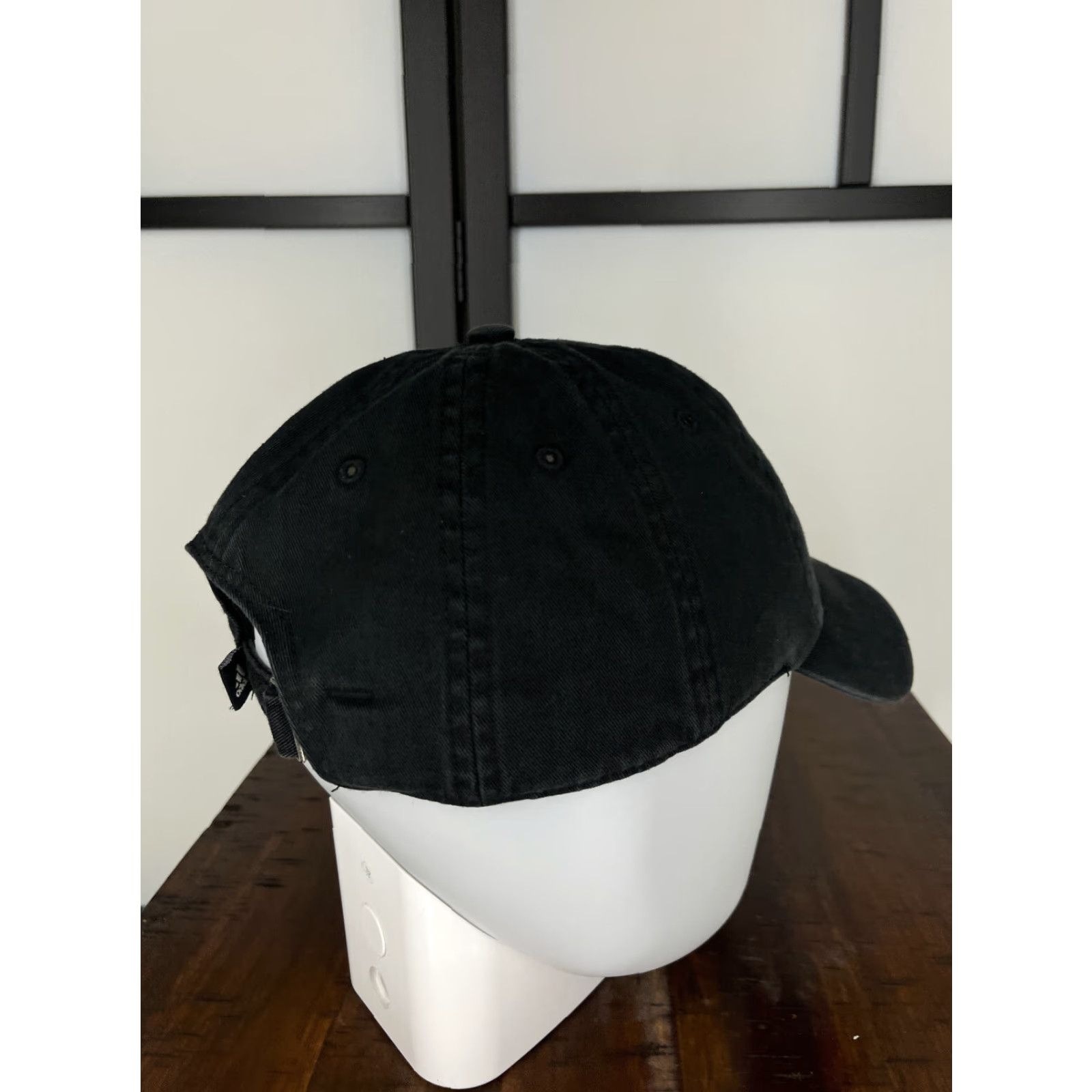 Adidas adidas Hat Cap Baseball Cap One Size Black 100% Cotton Twill Golf Golfers Outdoor Logo Adults Mens Size ONE SIZE - 7 Thumbnail