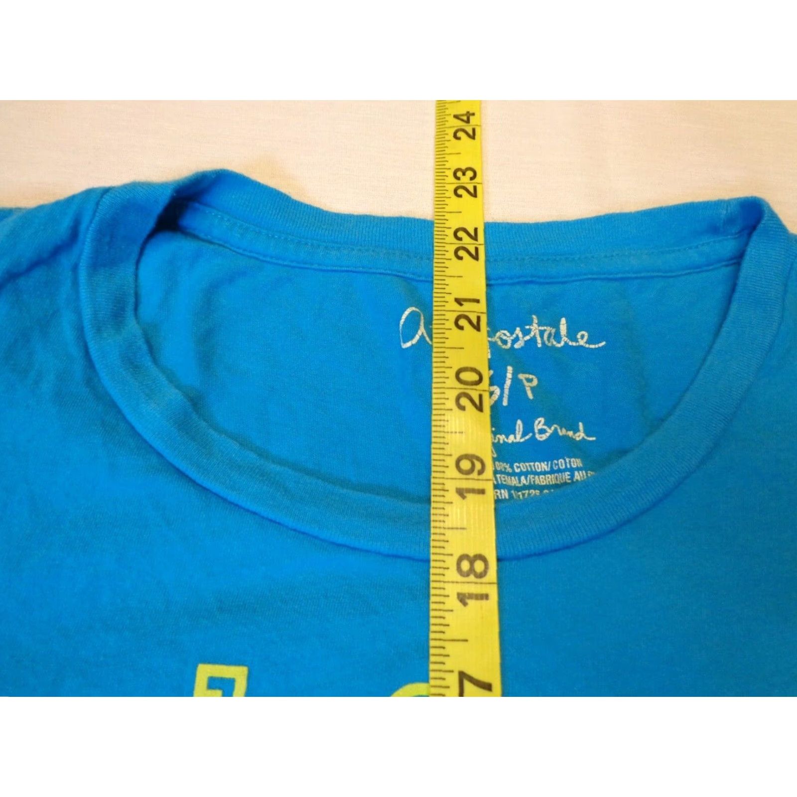 Vintage Aero NY 87 T-Shirt Blue Aeropostale Junior's Small Womens Short Sleeve Casual Cotton Shirt Regular Size S Size S / US 4 / IT 40 - 6 Thumbnail