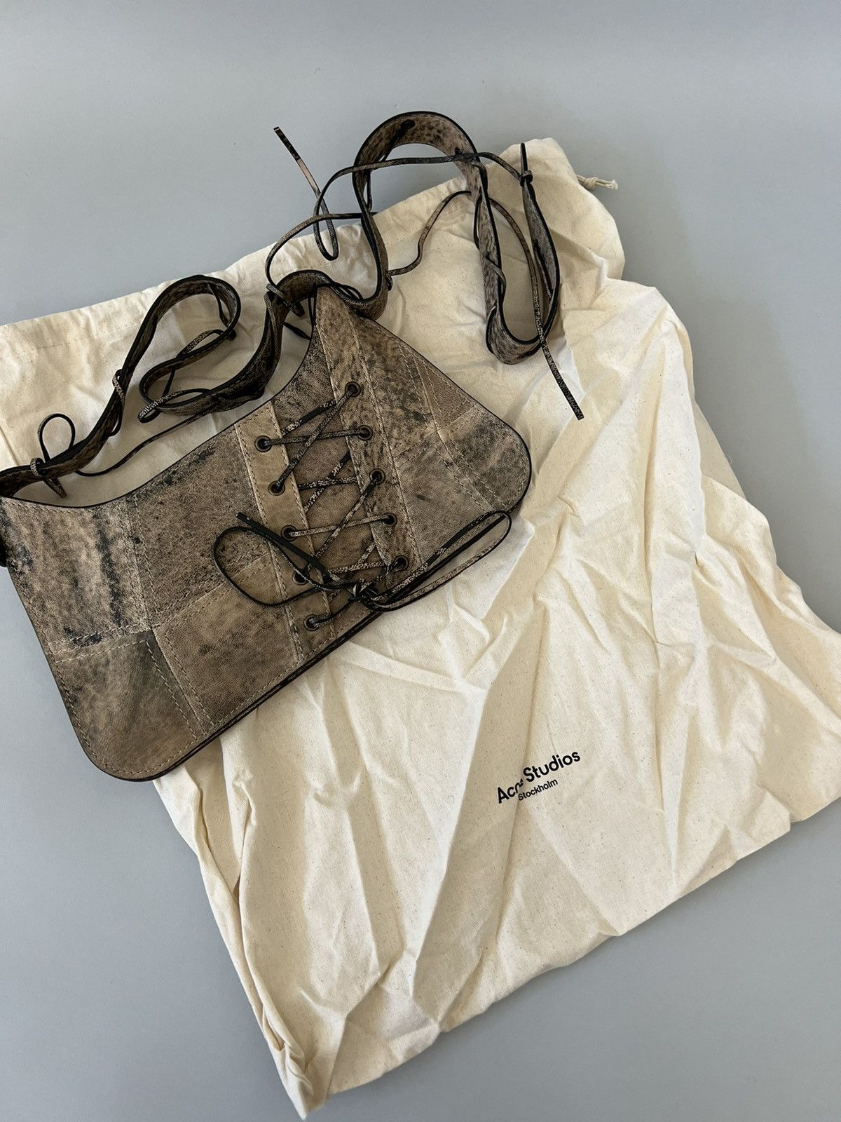 Acne Studios Acne Studios Platt Mini leather shoulder bag Size ONE SIZE - 11 Thumbnail