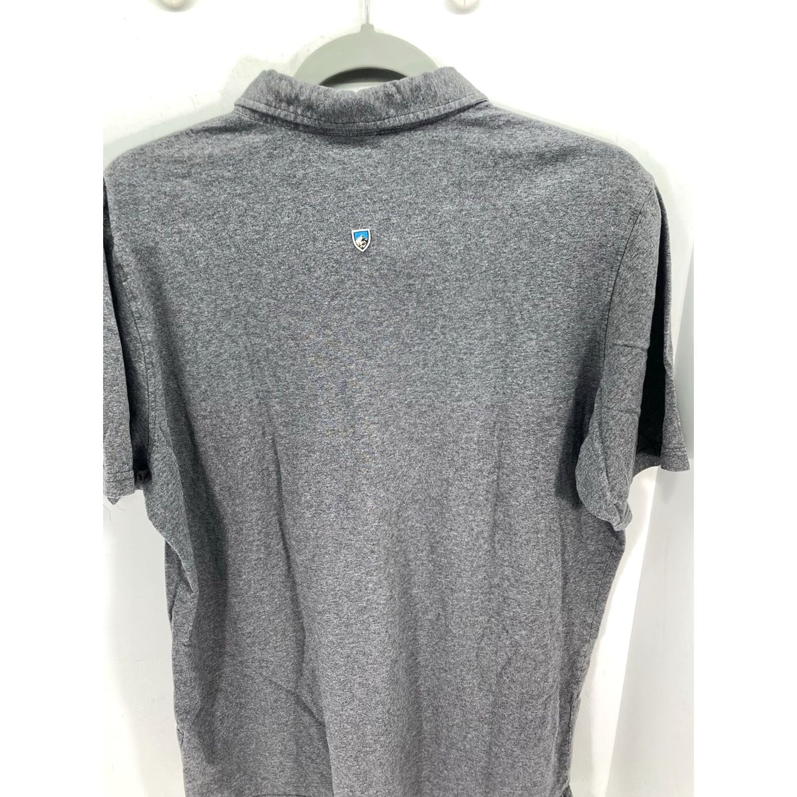 Vintage Kuhl Polo Shirt Men M Gray Short Sleeve Button Pocket Pullover Collared 24 Inch Chest 27 Inch Shoulders to Waist Size US M / EU 48-50 / 2 - 6 Thumbnail
