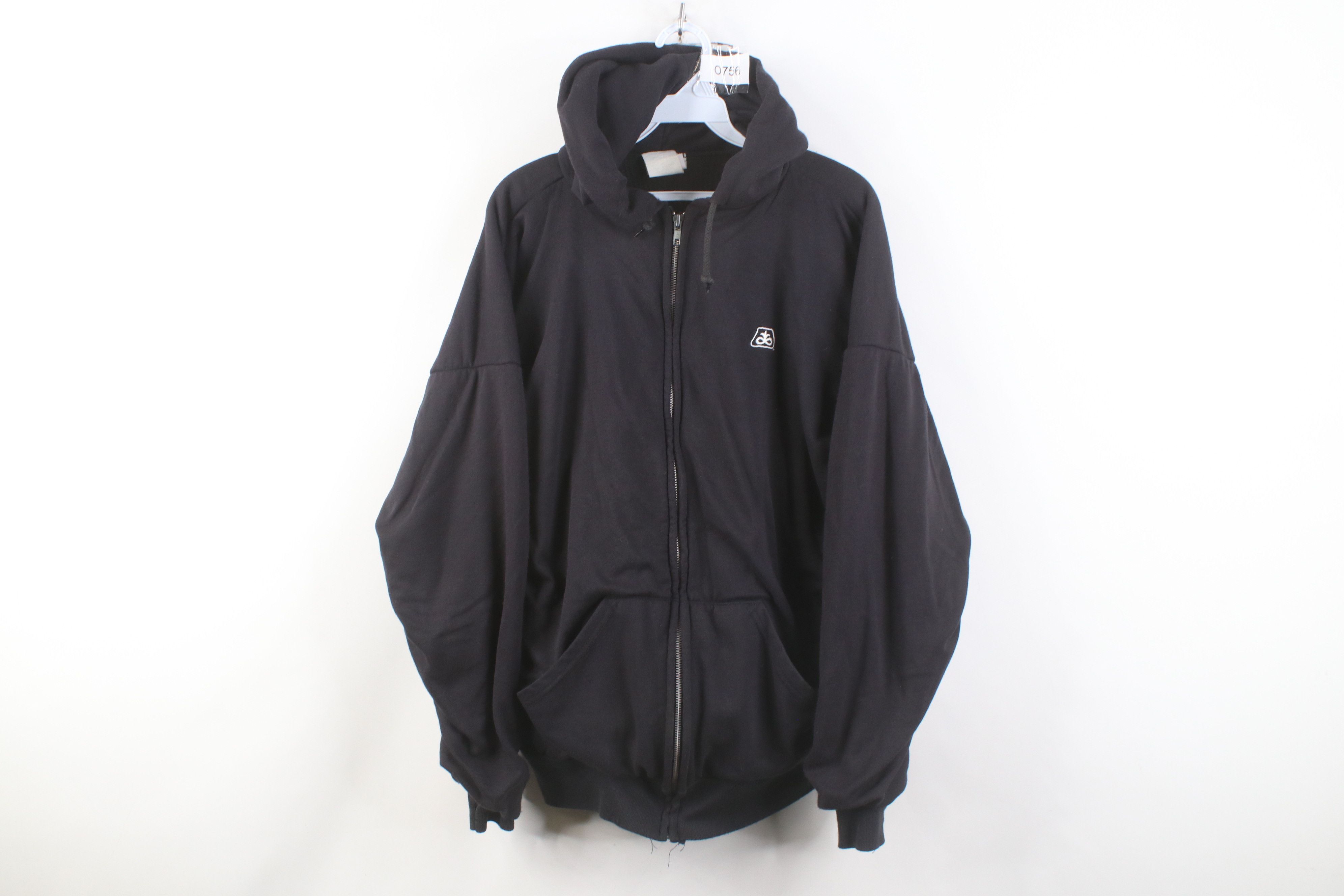 Vintage Vintage 80s 90s Streetwear Knit Lined Full Zip Hoodie USA Size US XL / EU 56 / 4 - 1 Thumbnail