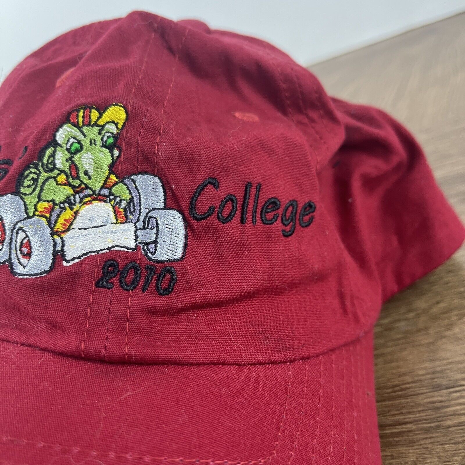 Other Kids College Hat Red Hat Adjustable Adult Size Hat Red Cap Size ONE SIZE - 7 Thumbnail