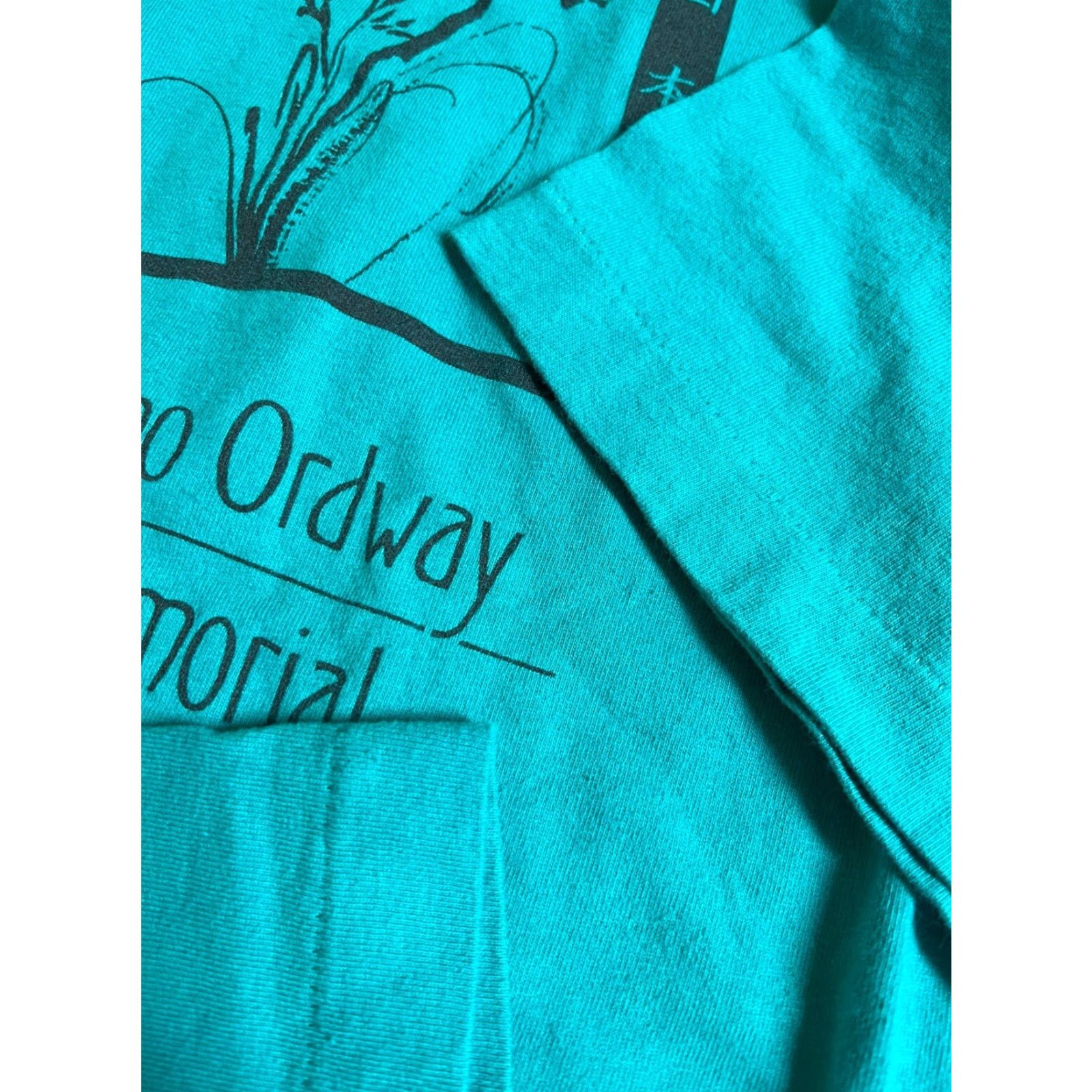 Fruit Of The Loom VINTAGE Fruit of the Loom T-shirt 2XL USA Made Green 1980s St. Paul MN Japanese Garden Ordway Memorial Mens Size US XXL / EU 58 / 5 - 3 Thumbnail